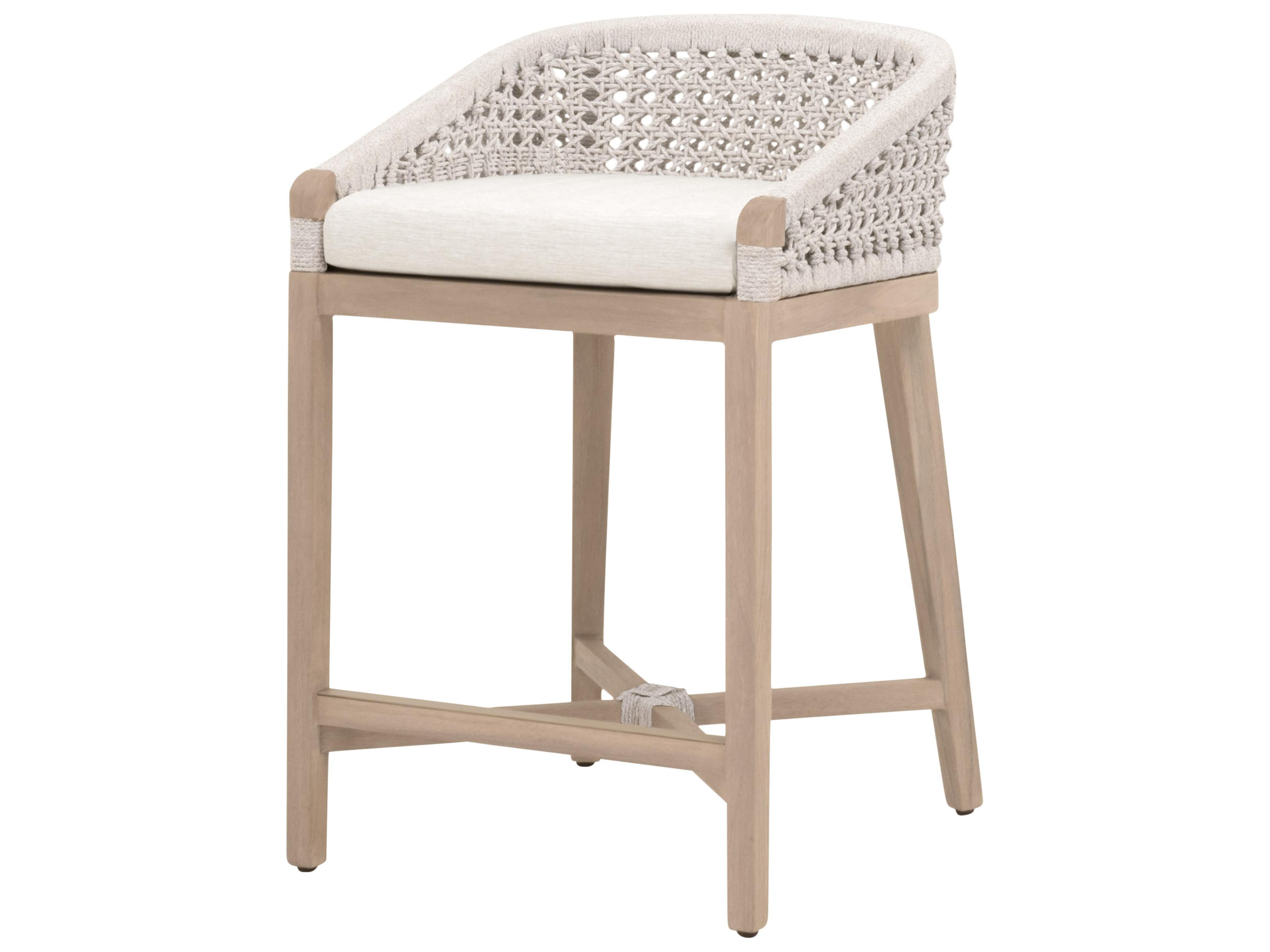 Woven - Outdoor Montecito Fabric Cushion Counter Stool