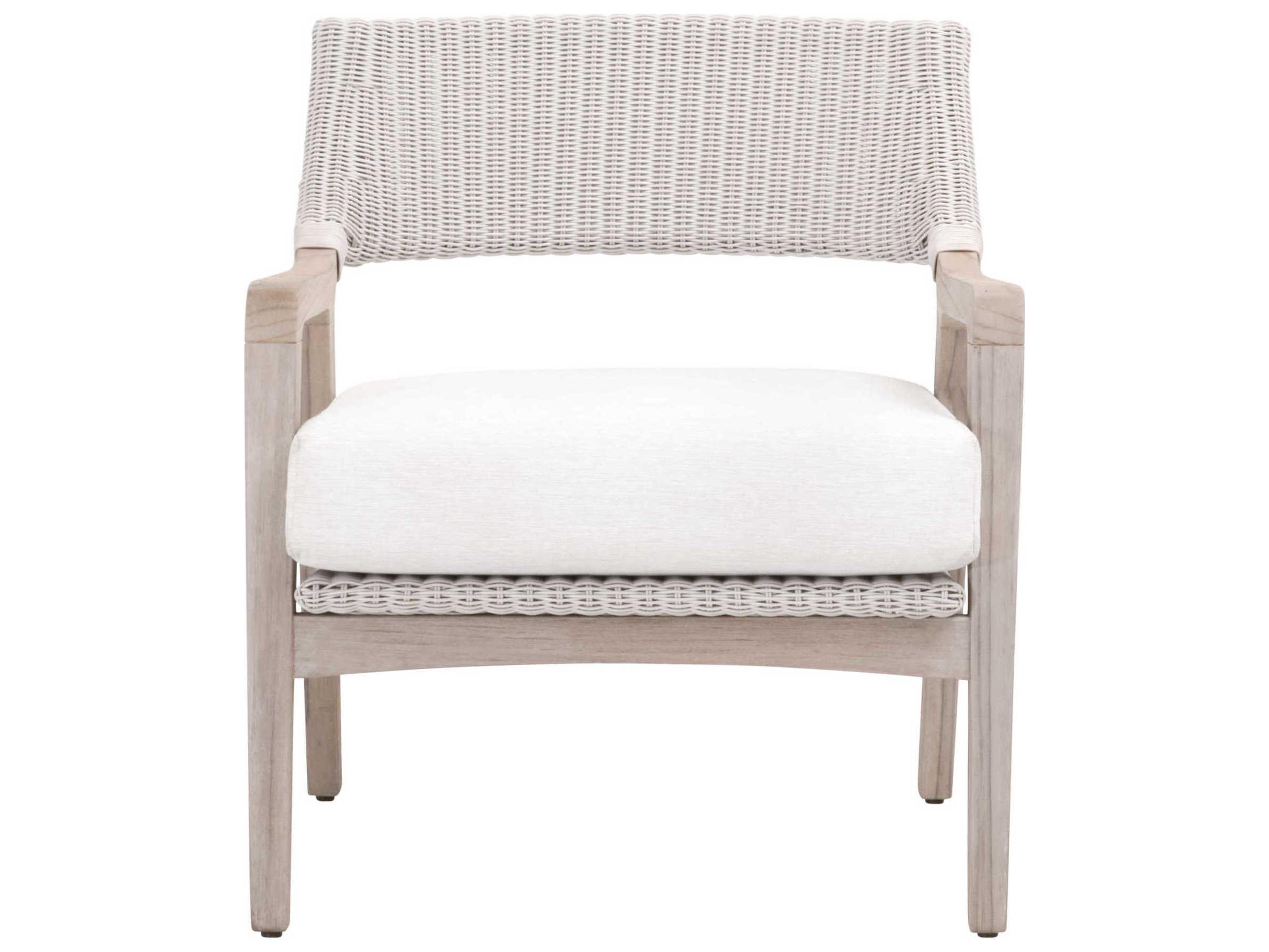 Luxecor Respite Outdoor Lucia Lounge Chair with White Speckle Cushion