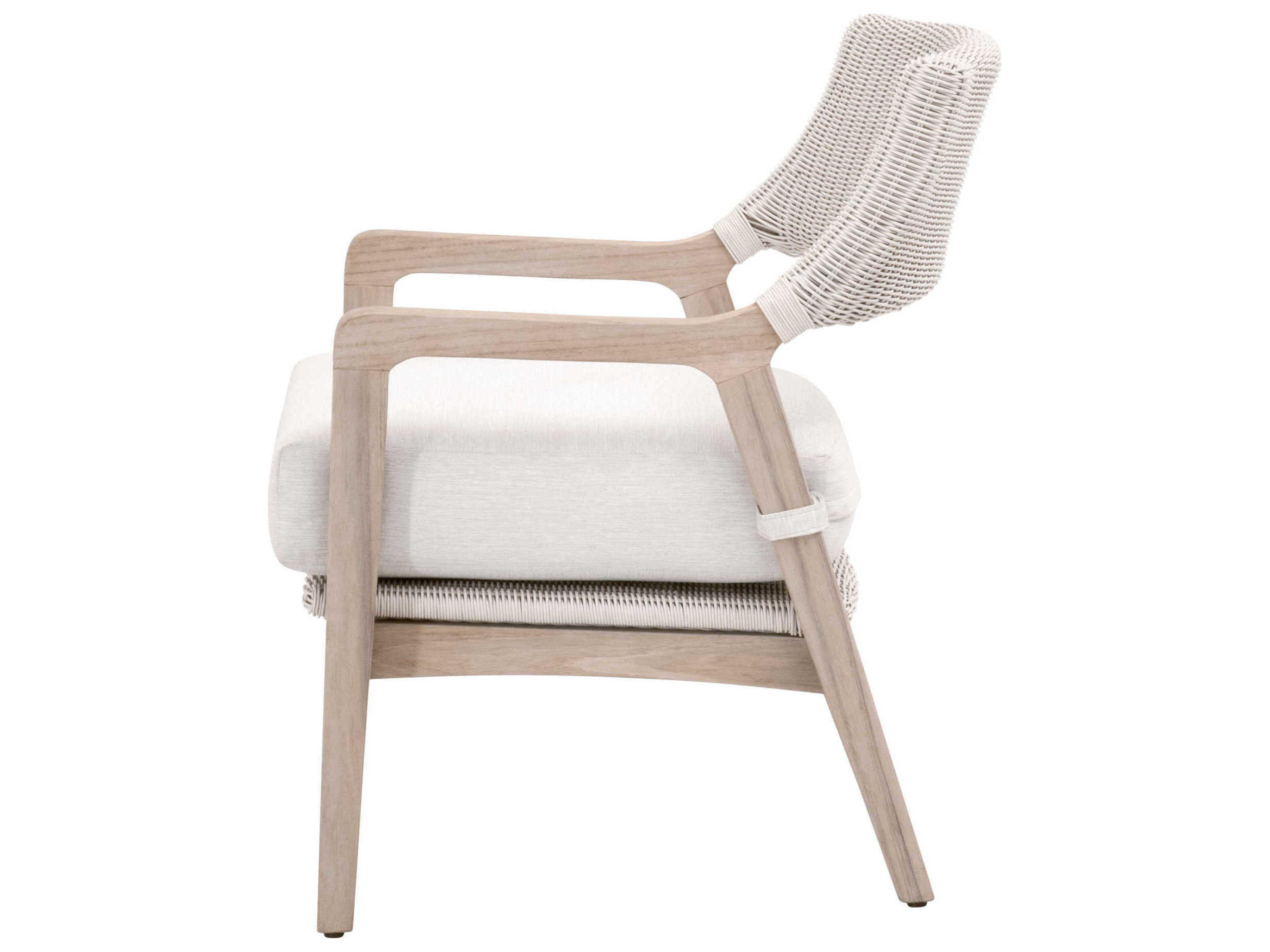 Luxecor Respite Outdoor Lucia Lounge Chair with White Speckle Cushion