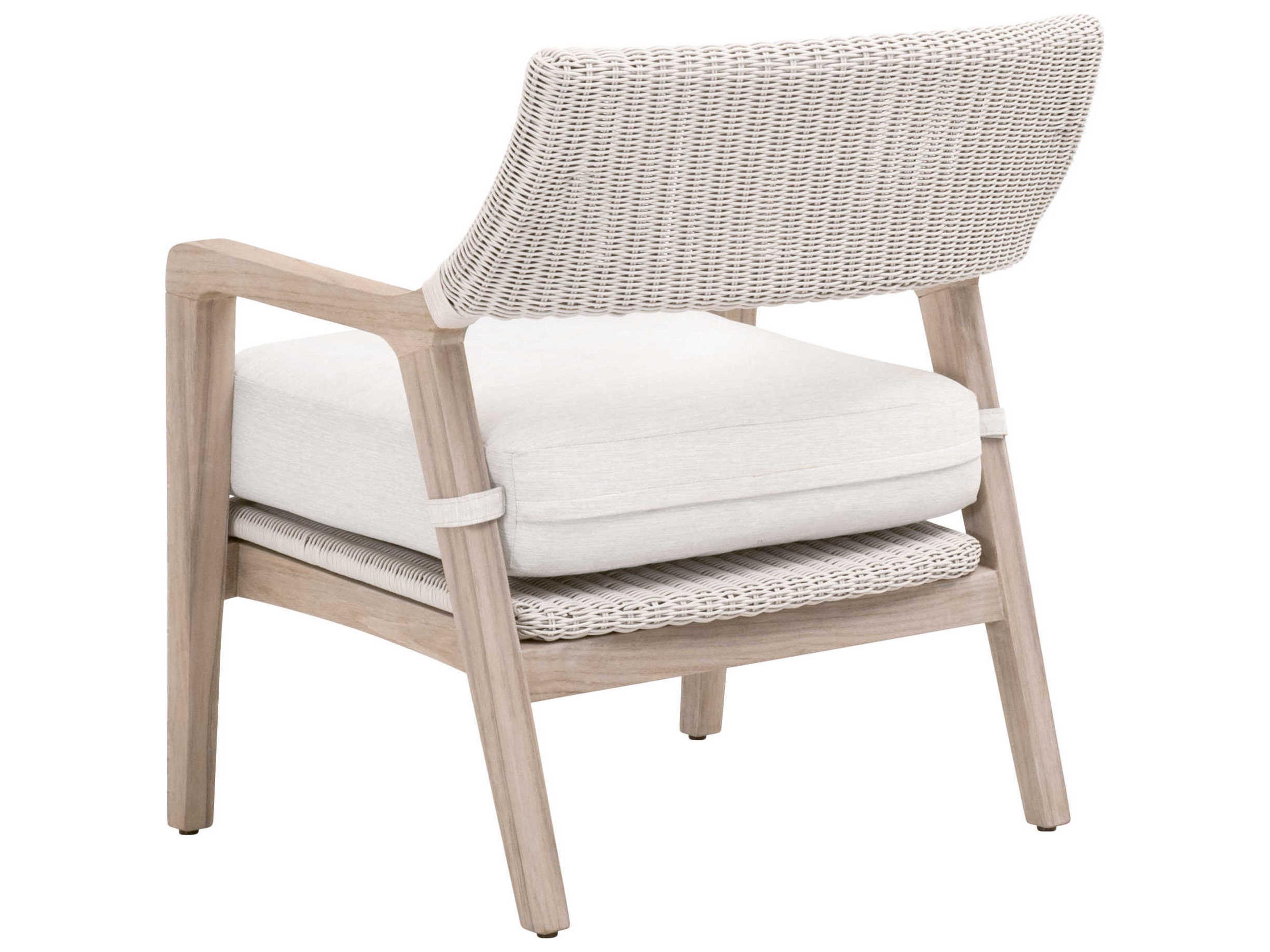Luxecor Respite Outdoor Lucia Lounge Chair with White Speckle Cushion