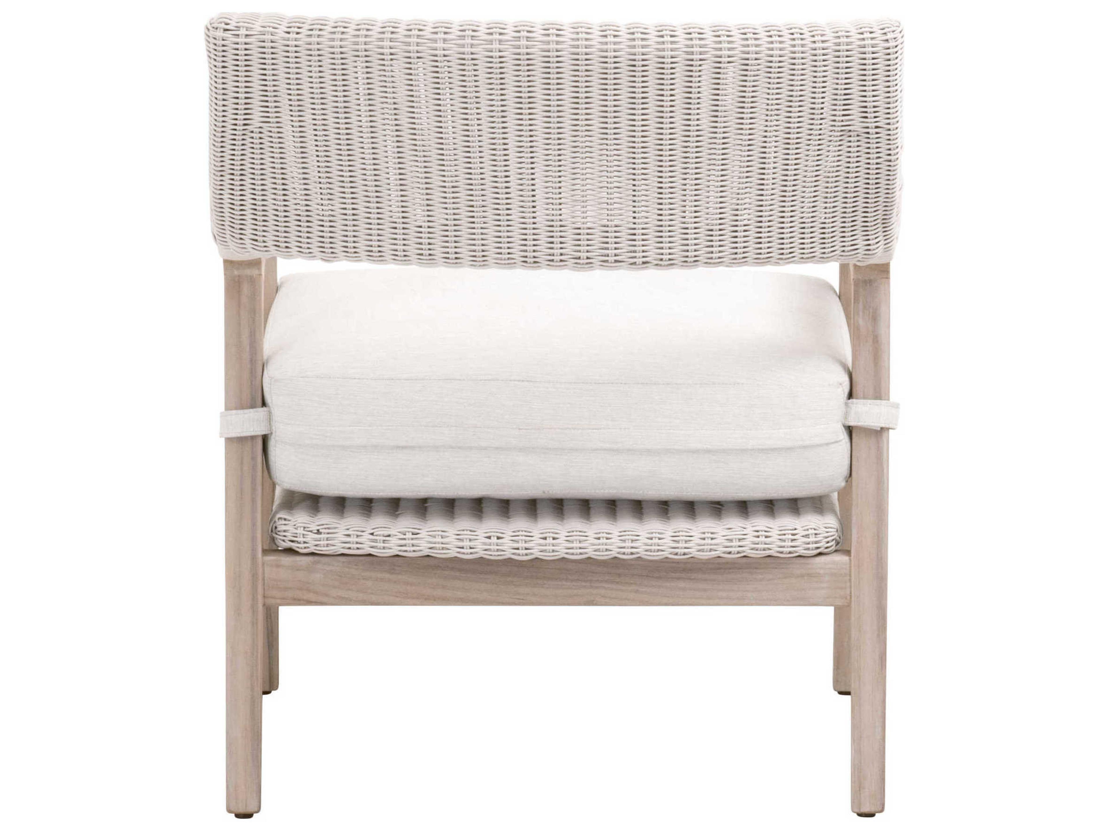 Luxecor Respite Outdoor Lucia Lounge Chair with White Speckle Cushion