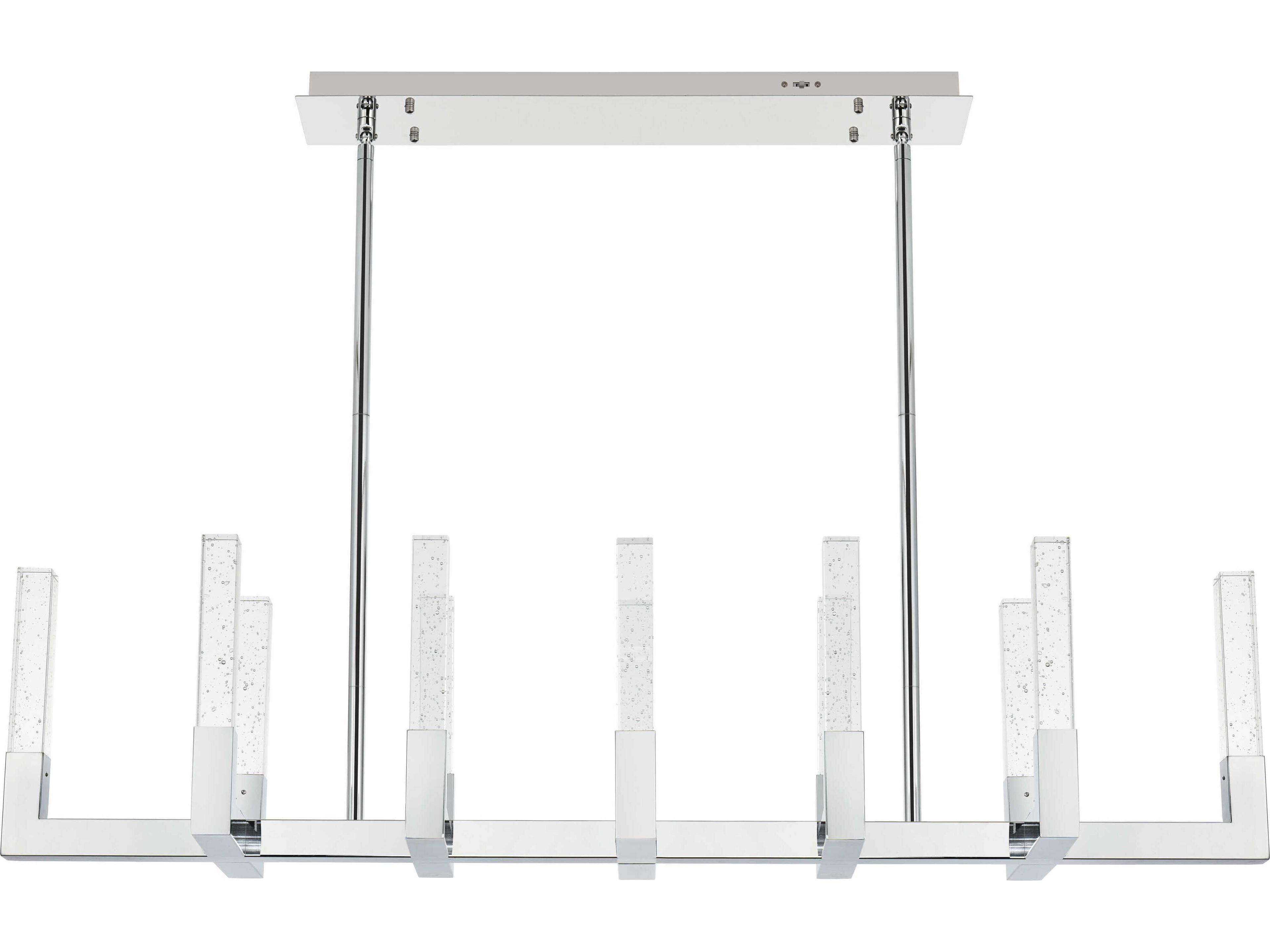 Noemi 12-Light Chrome Linear Island Pendant