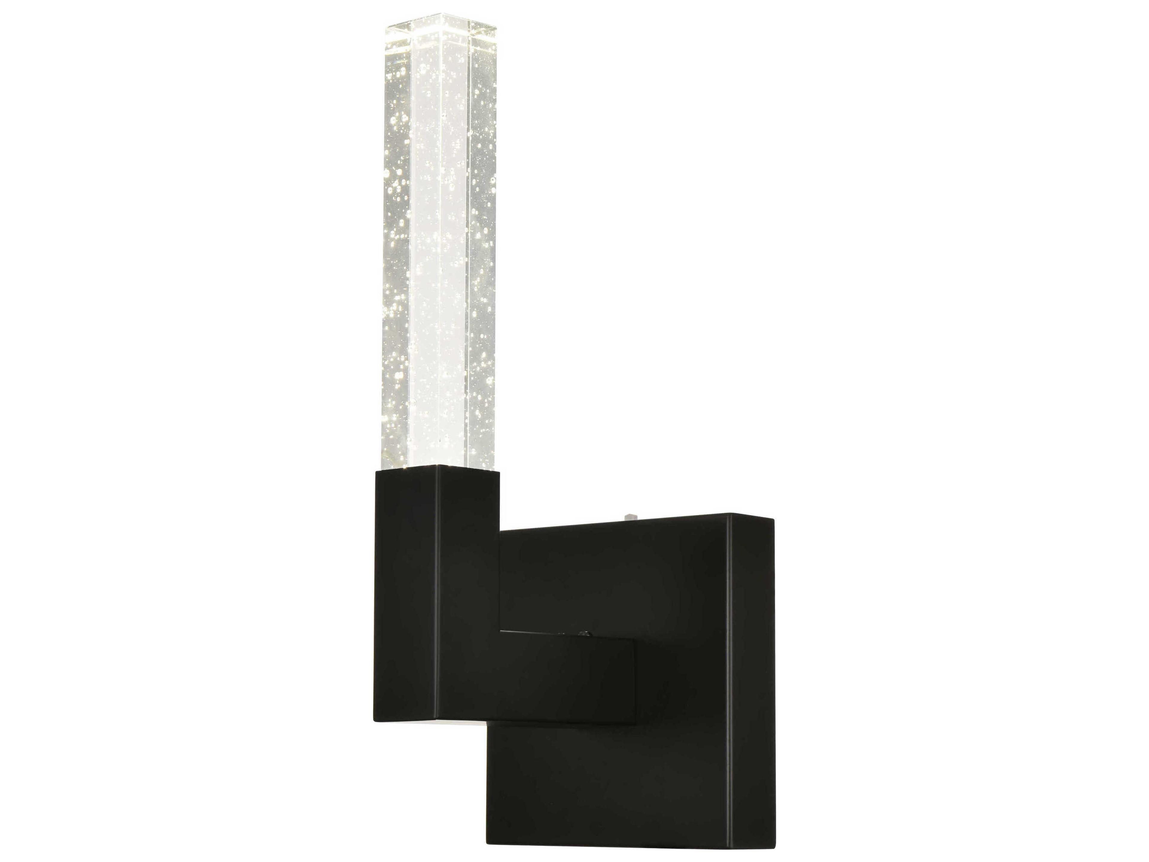 Elegant Lighting Noemi 1-Light Black Wall Sconce