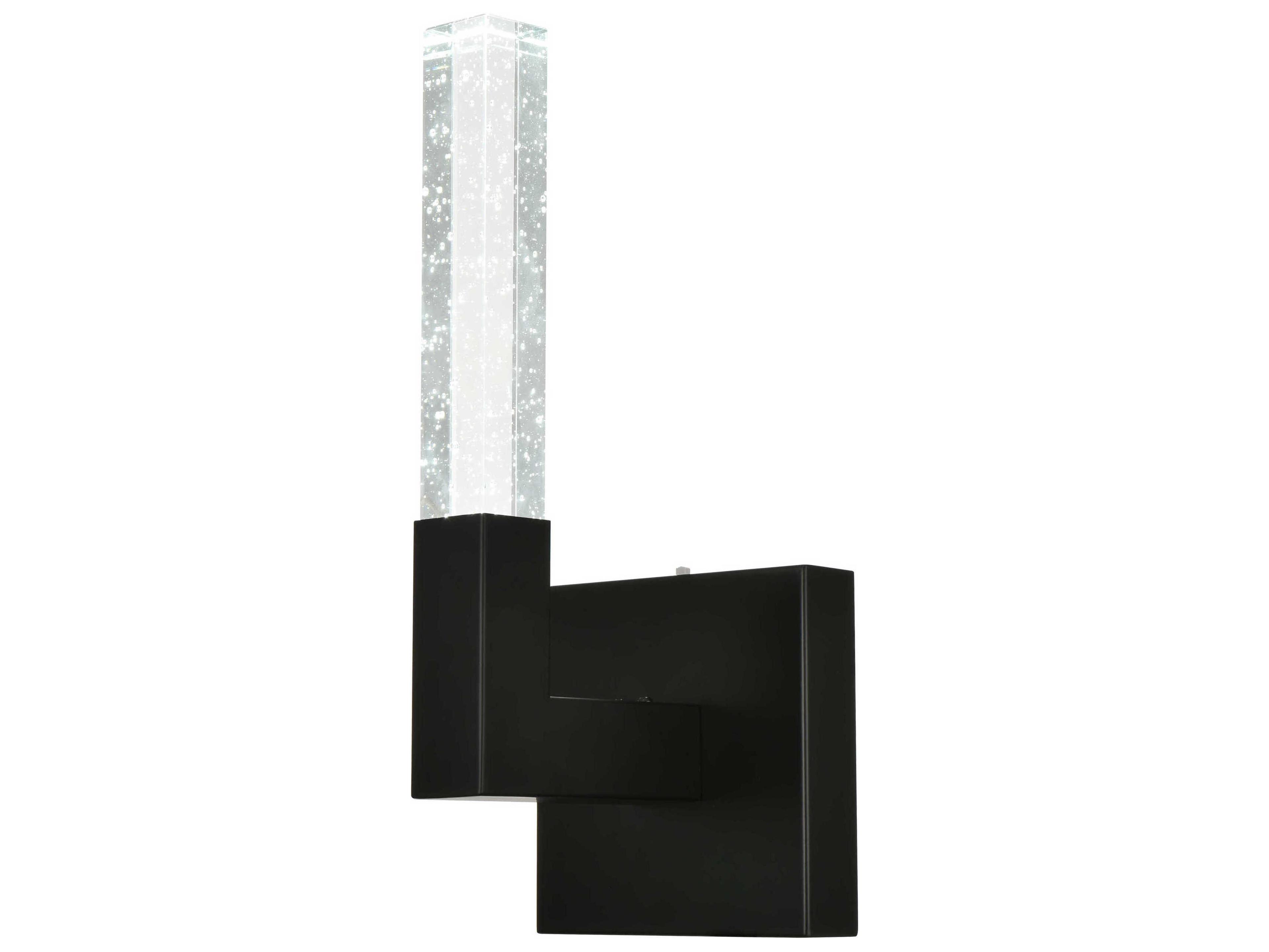 Elegant Lighting Noemi 1-Light Black Wall Sconce