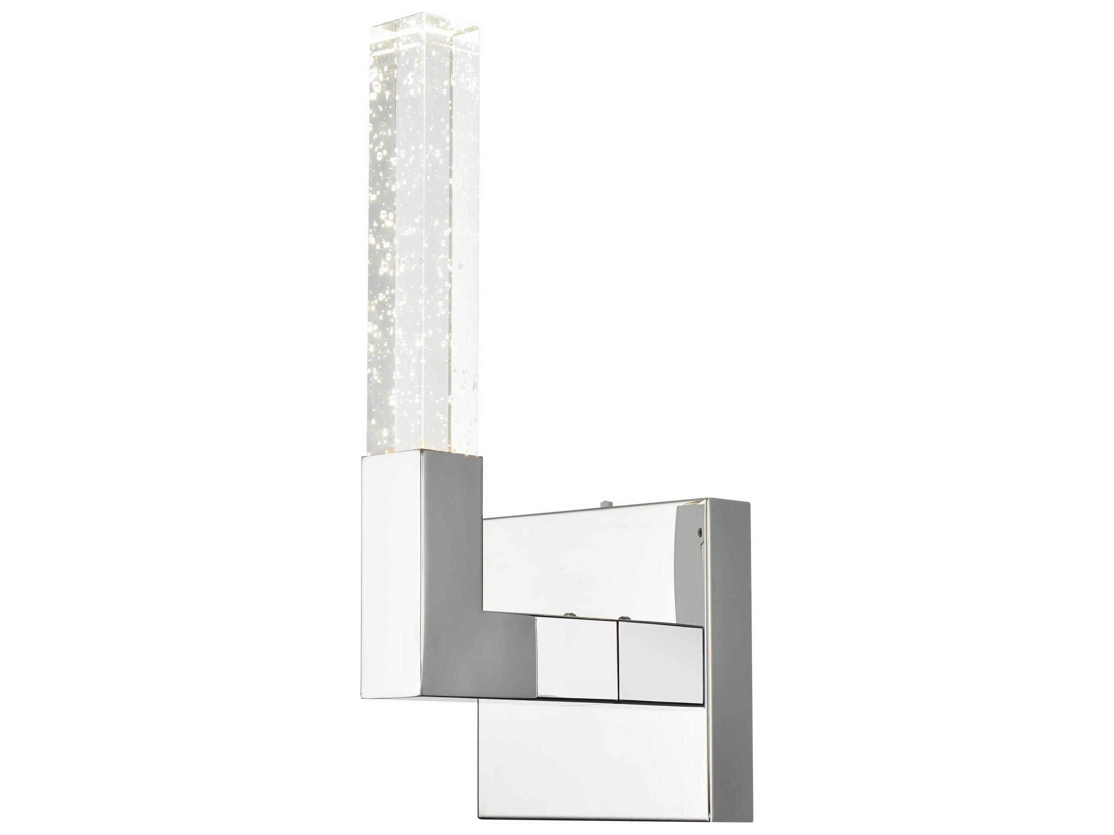 Elegant Lighting Noemi 1-Light Chrome Wall Sconce