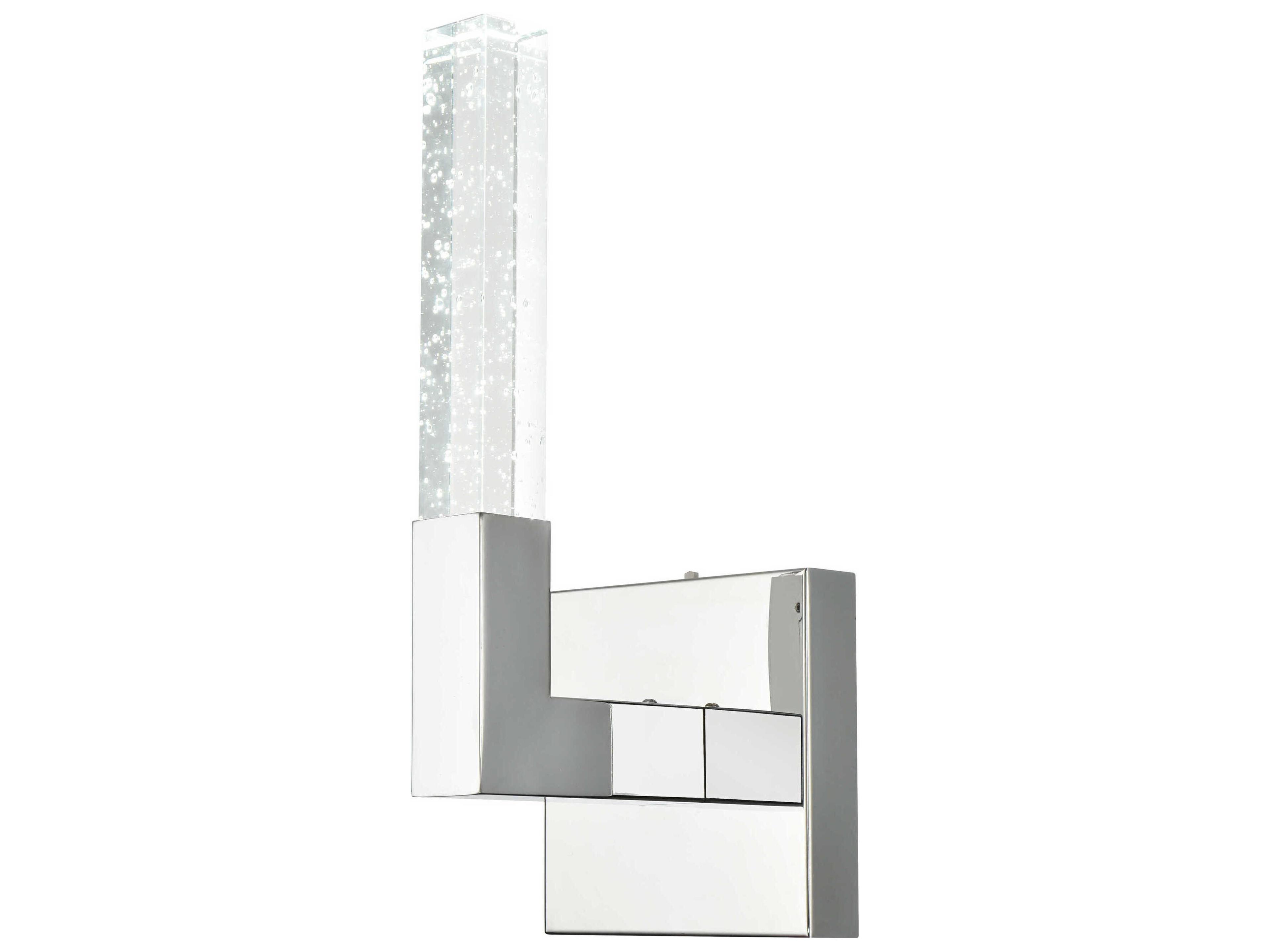 Elegant Lighting Noemi 1-Light Chrome Wall Sconce