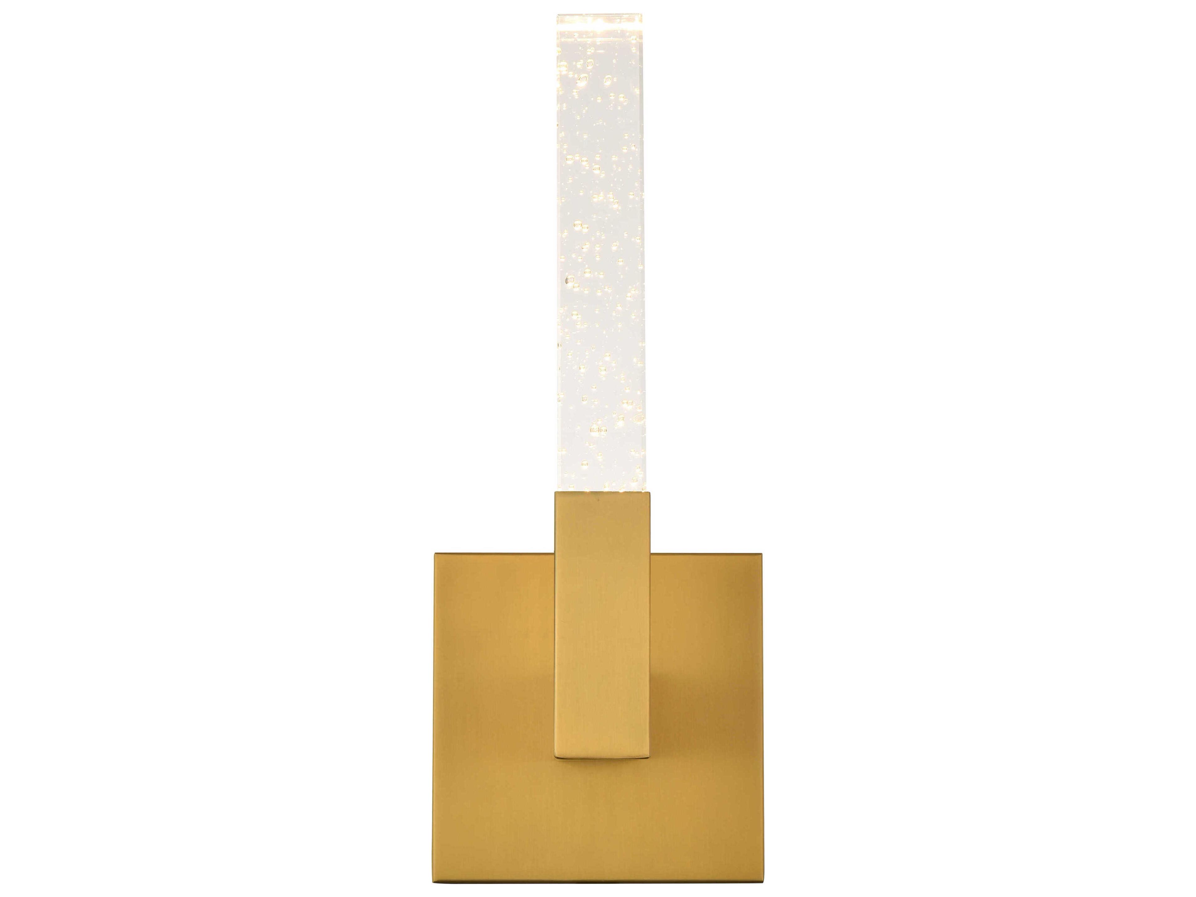 Noemi 1-Light Satin Gold Wall Sconce