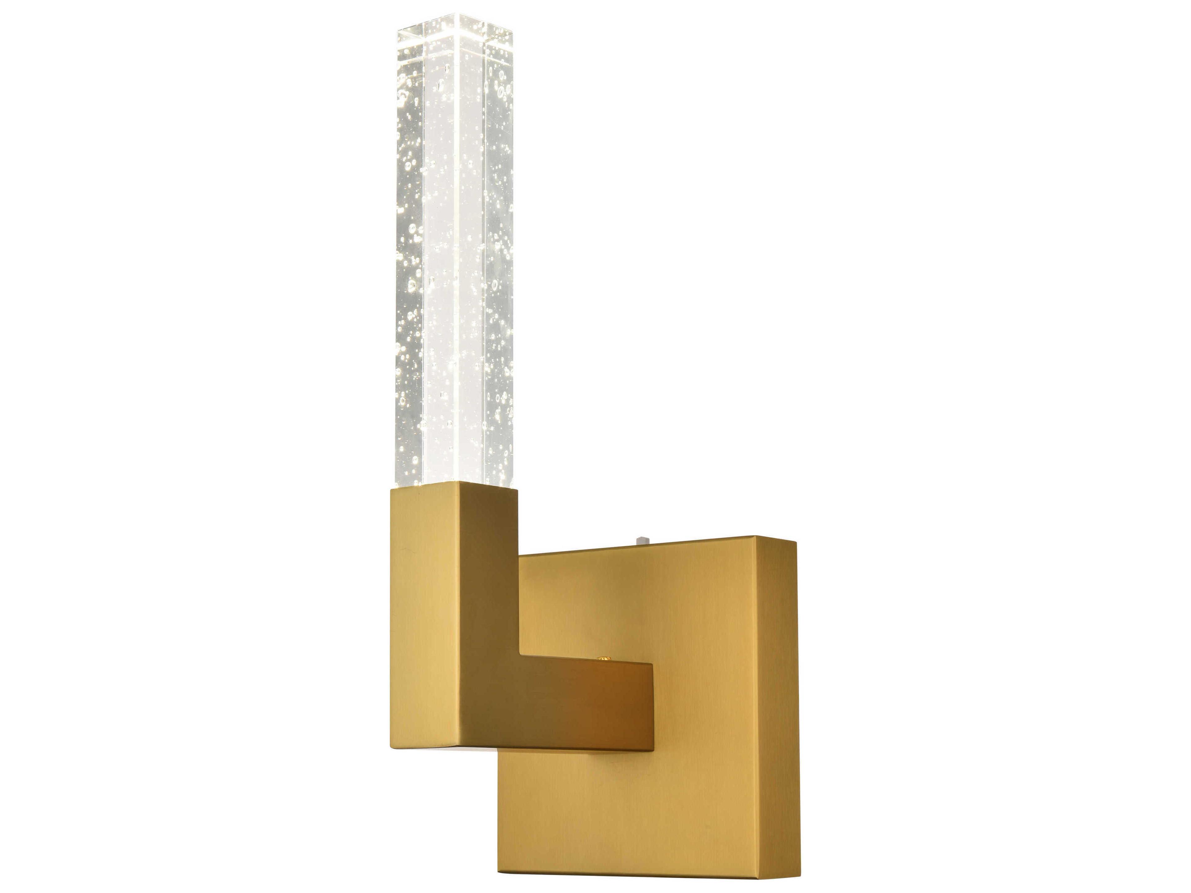 Elegant Lighting Noemi 1-Light Satin Gold Wall Sconce