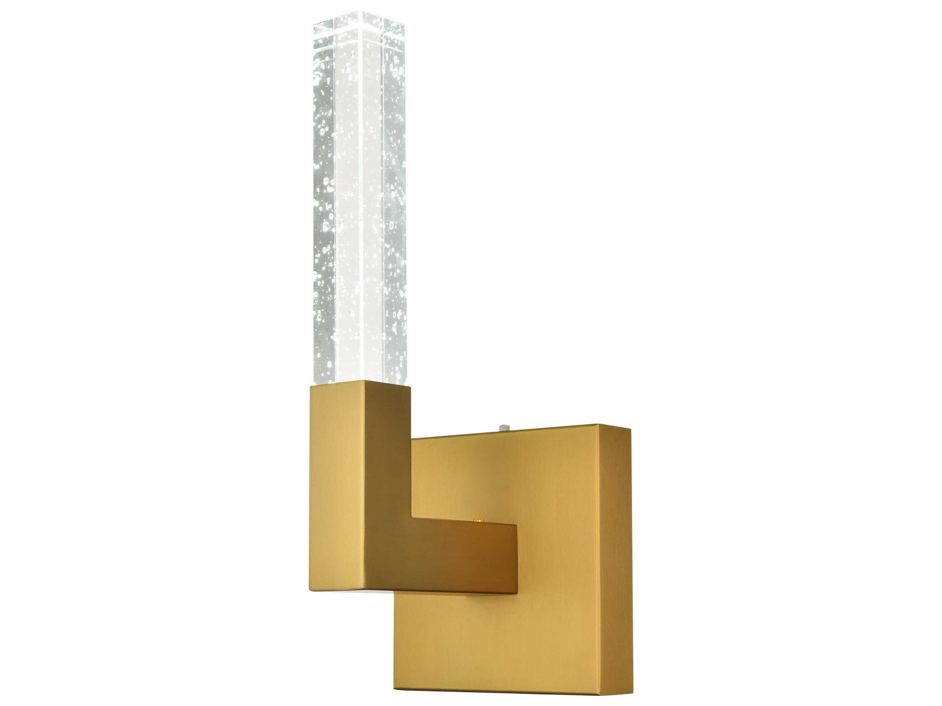 Elegant Lighting Noemi 1-Light Satin Gold Wall Sconce
