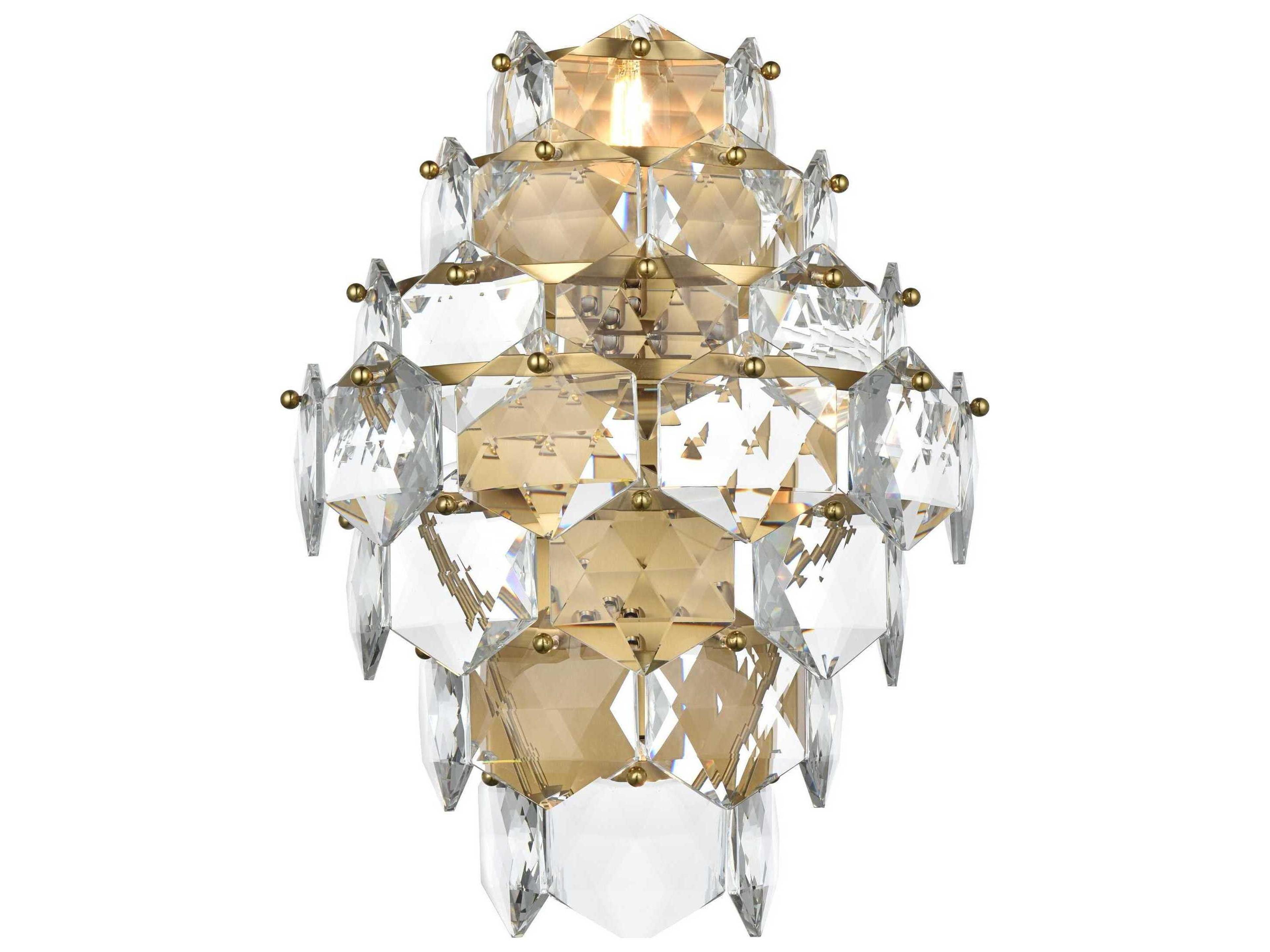 Adaline 4-Light Satin Gold Wall Sconce