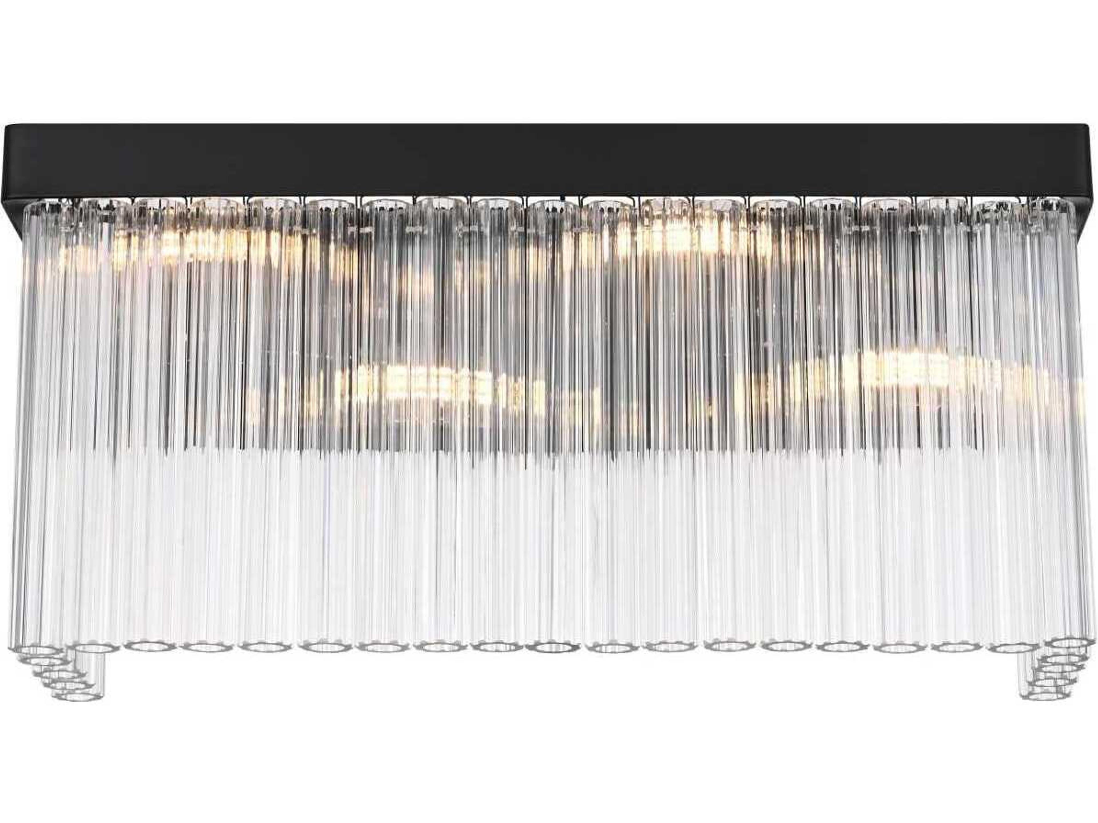 Harlow 4-Light Black Wall Sconce