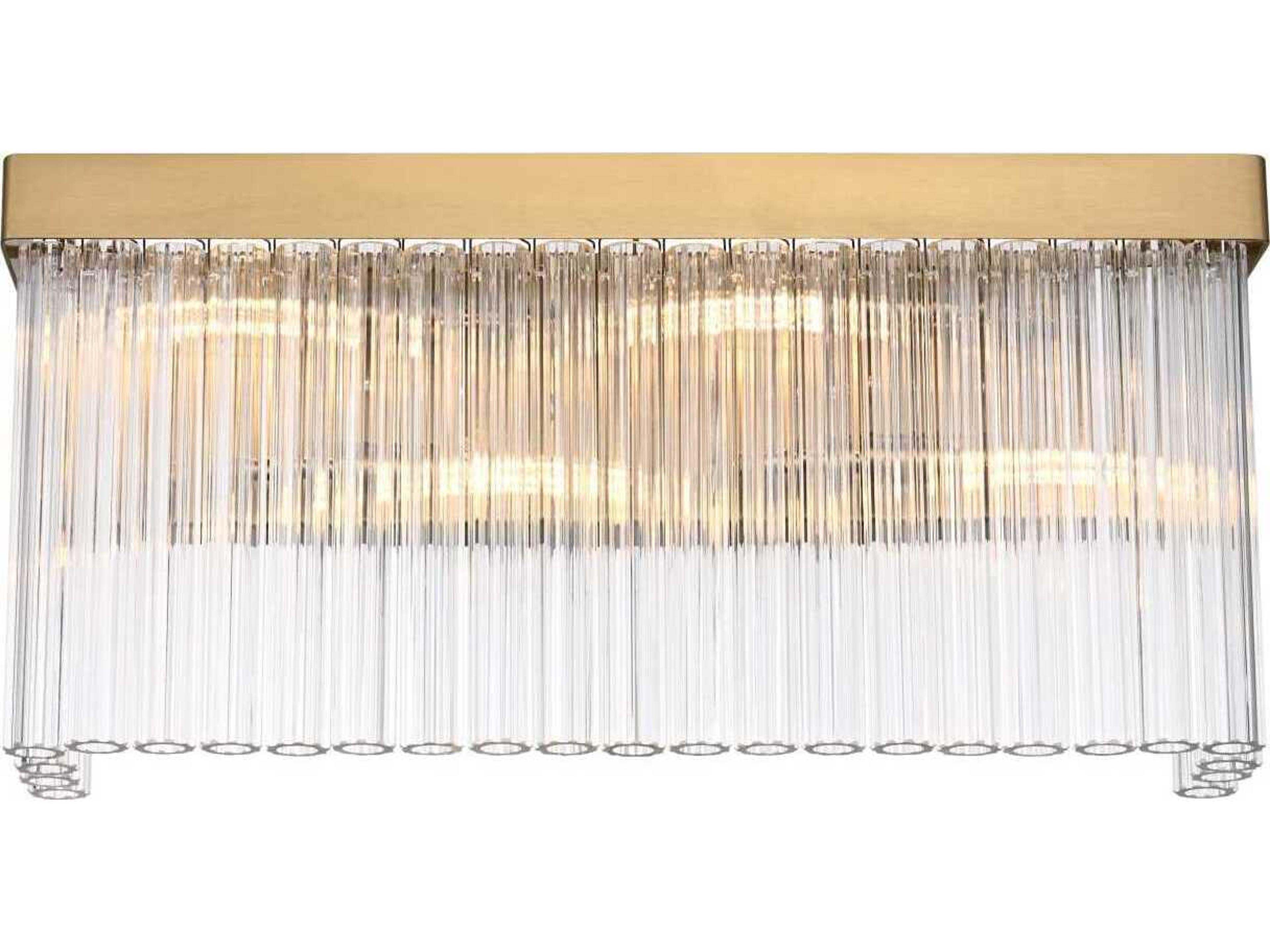 Harlow 4-Light Satin Gold Wall Sconce