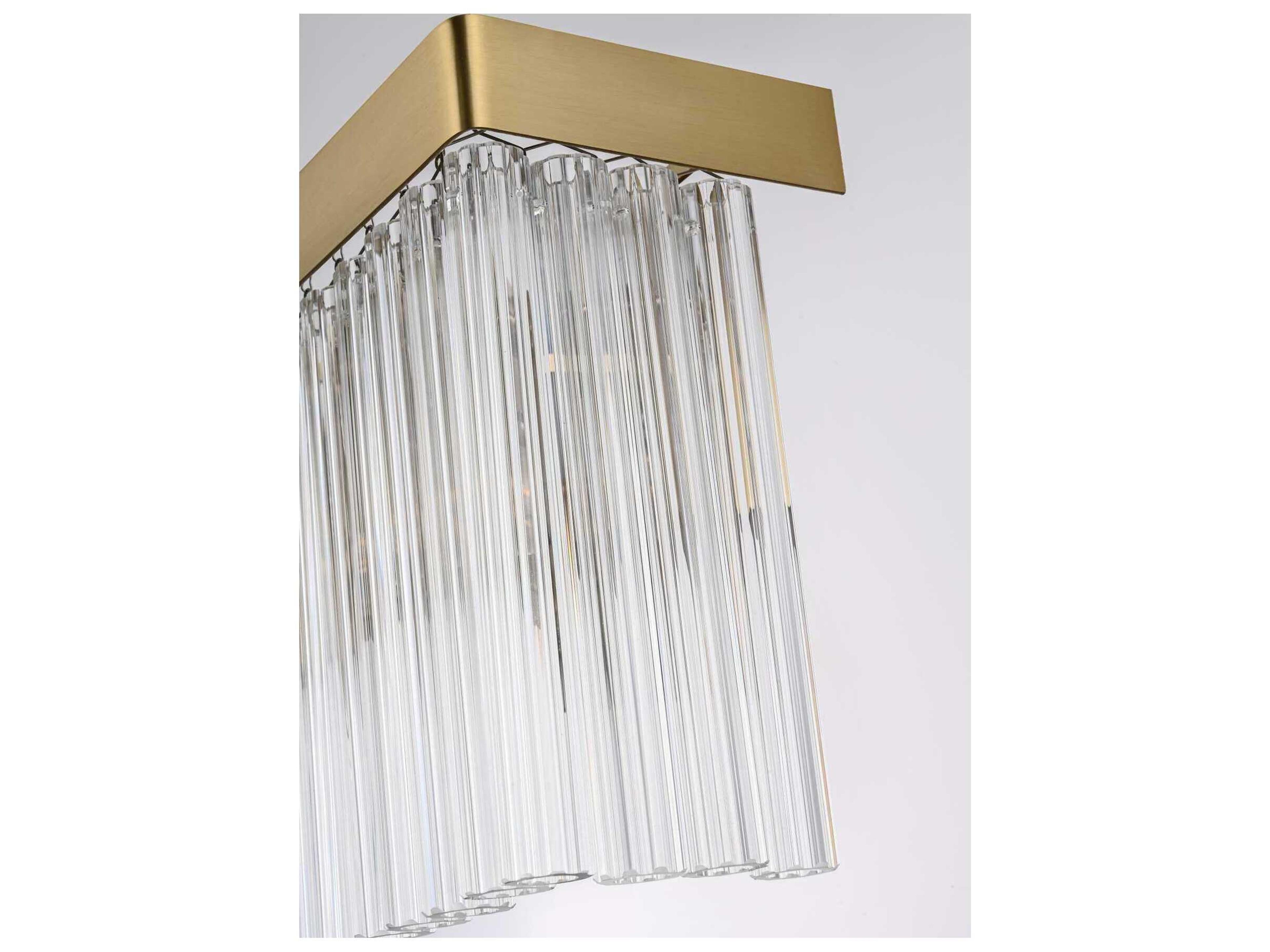 Elegant Lighting Harlow 4-Light Satin Gold Wall Sconce