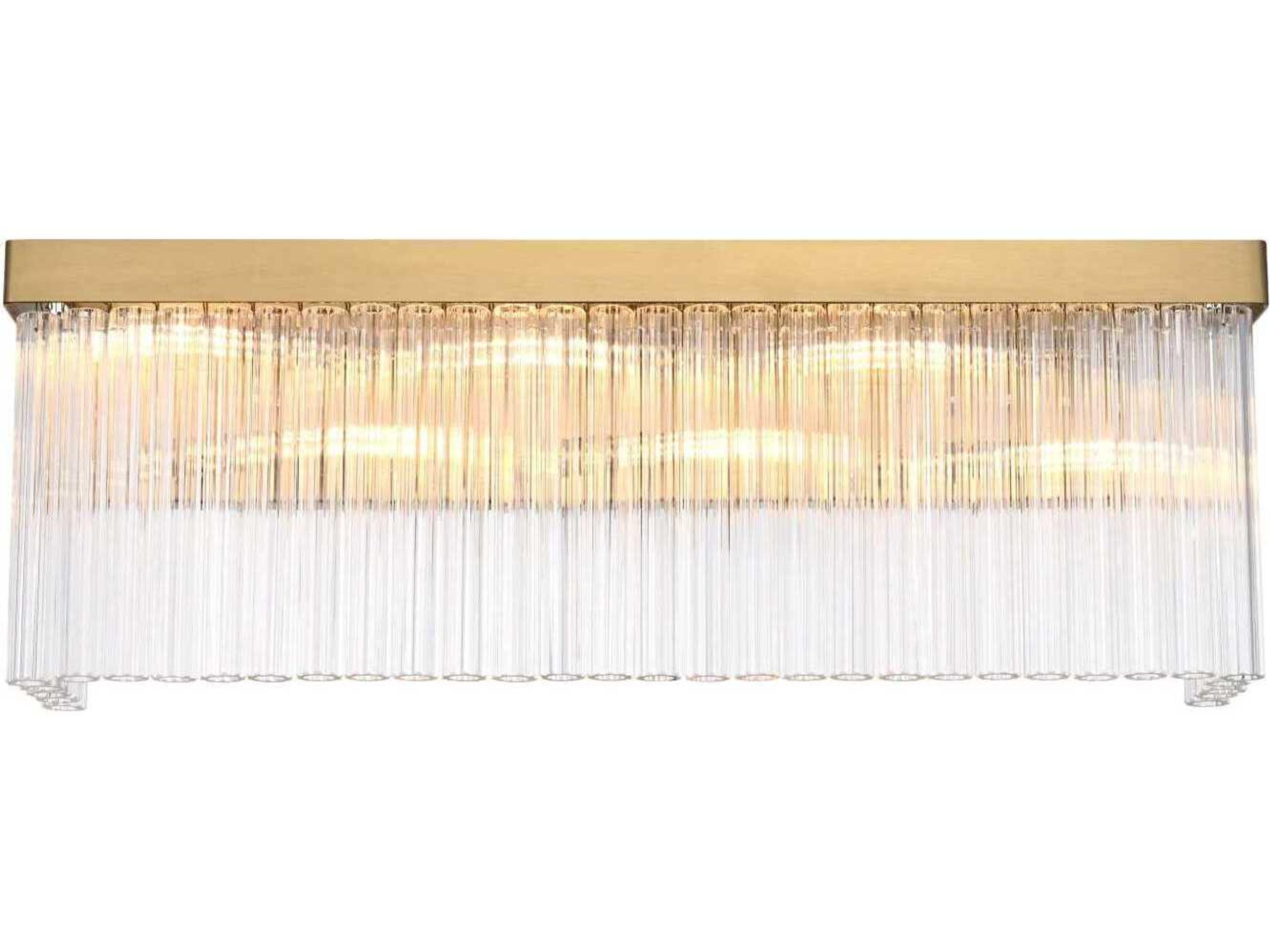 Harlow 6-Light Satin Gold Wall Sconce