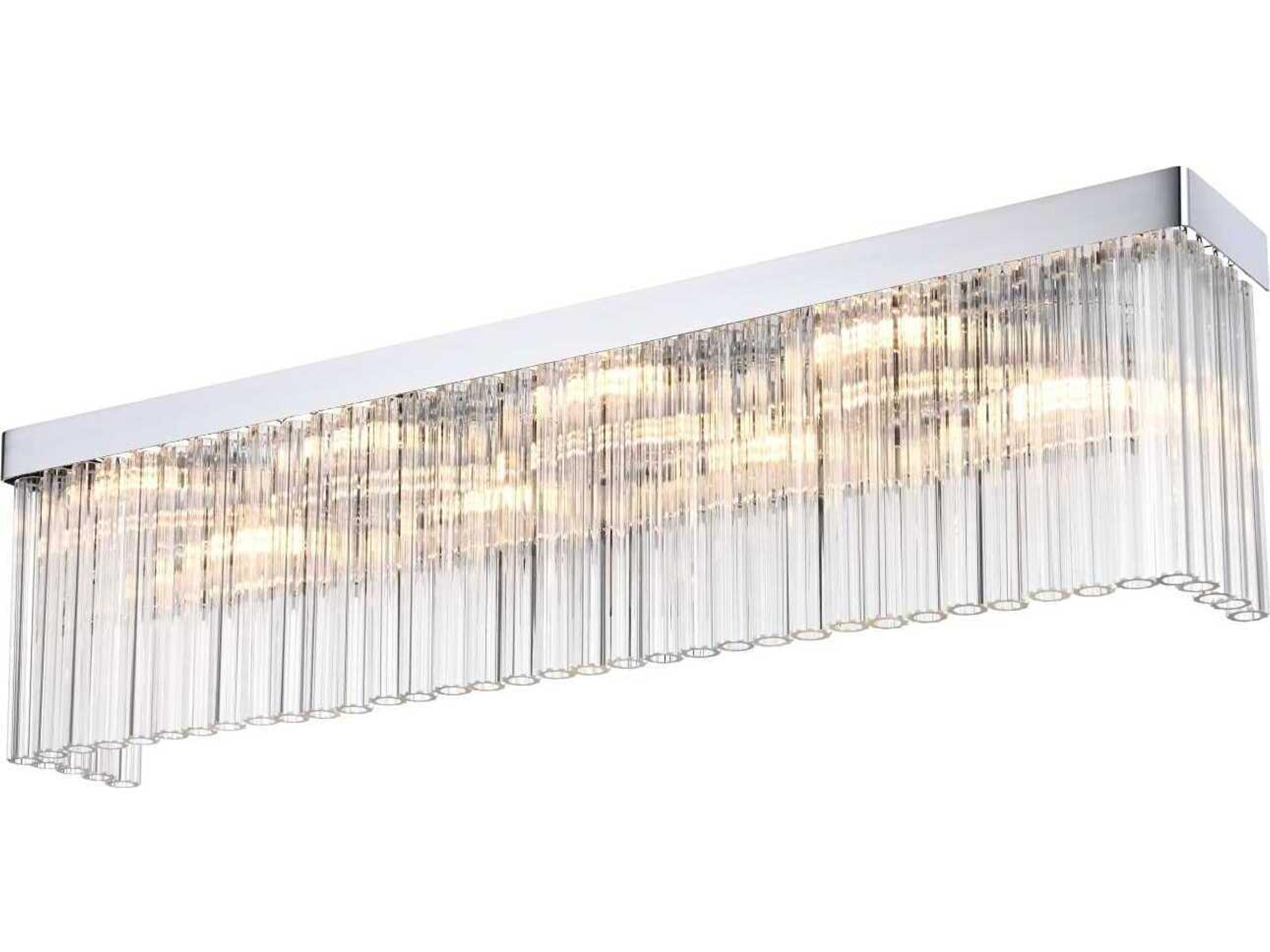 Elegant Lighting Harlow 8-Light Chrome Wall Sconce