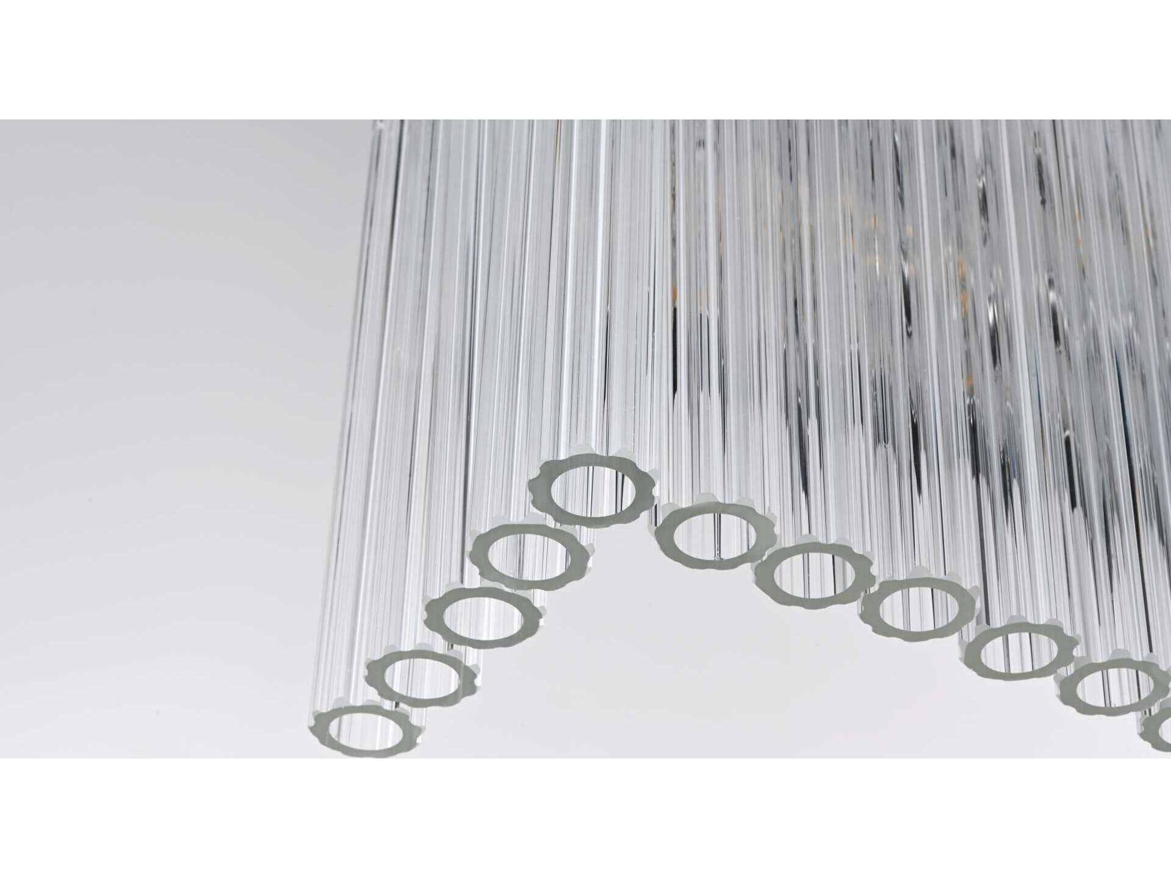 Elegant Lighting Harlow 8-Light Chrome Wall Sconce