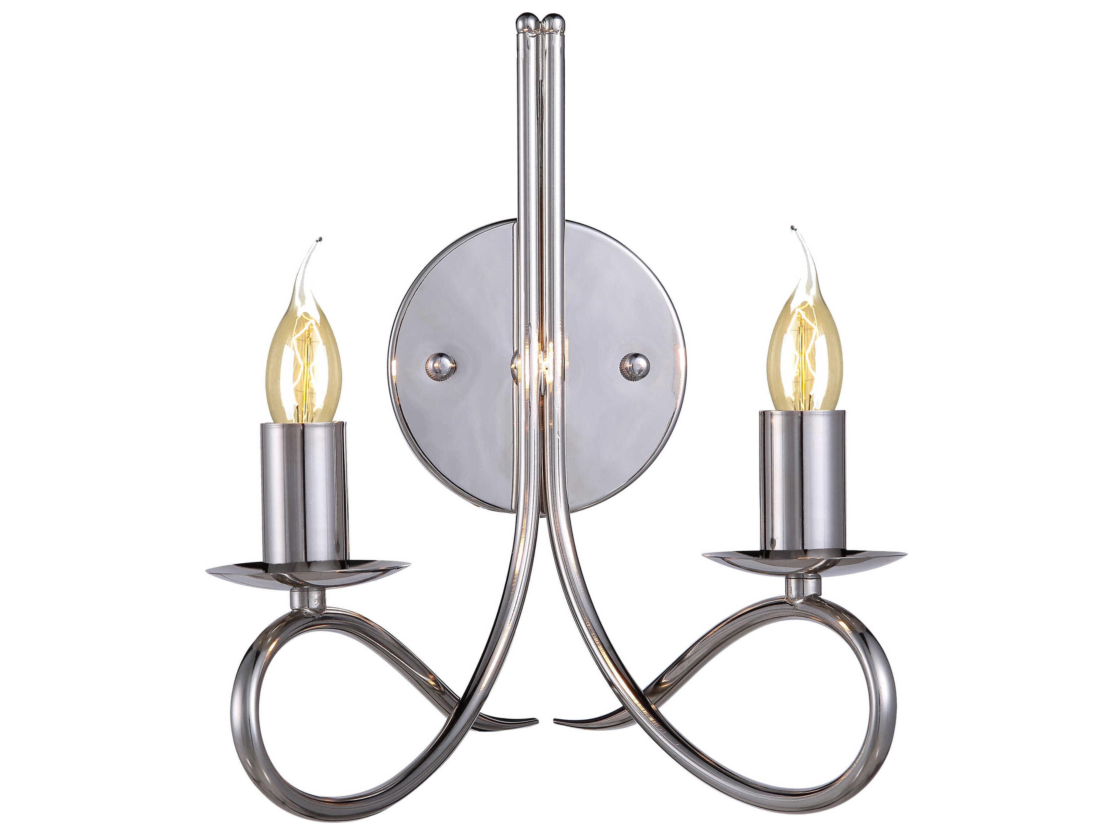 Lyndon Polished Nickel Wall Sconce