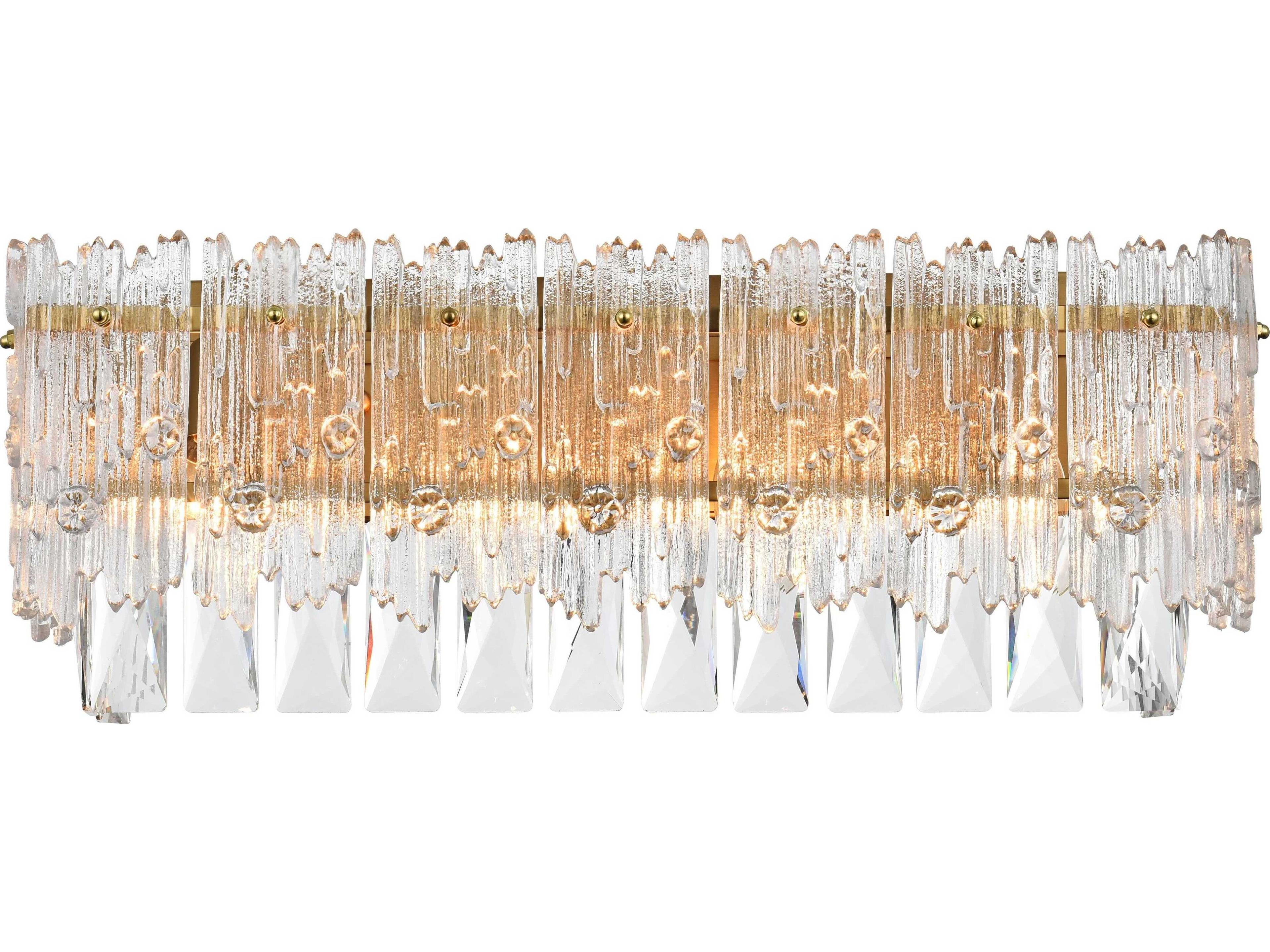 Emilia 4-Light Satin Gold Wall Sconce