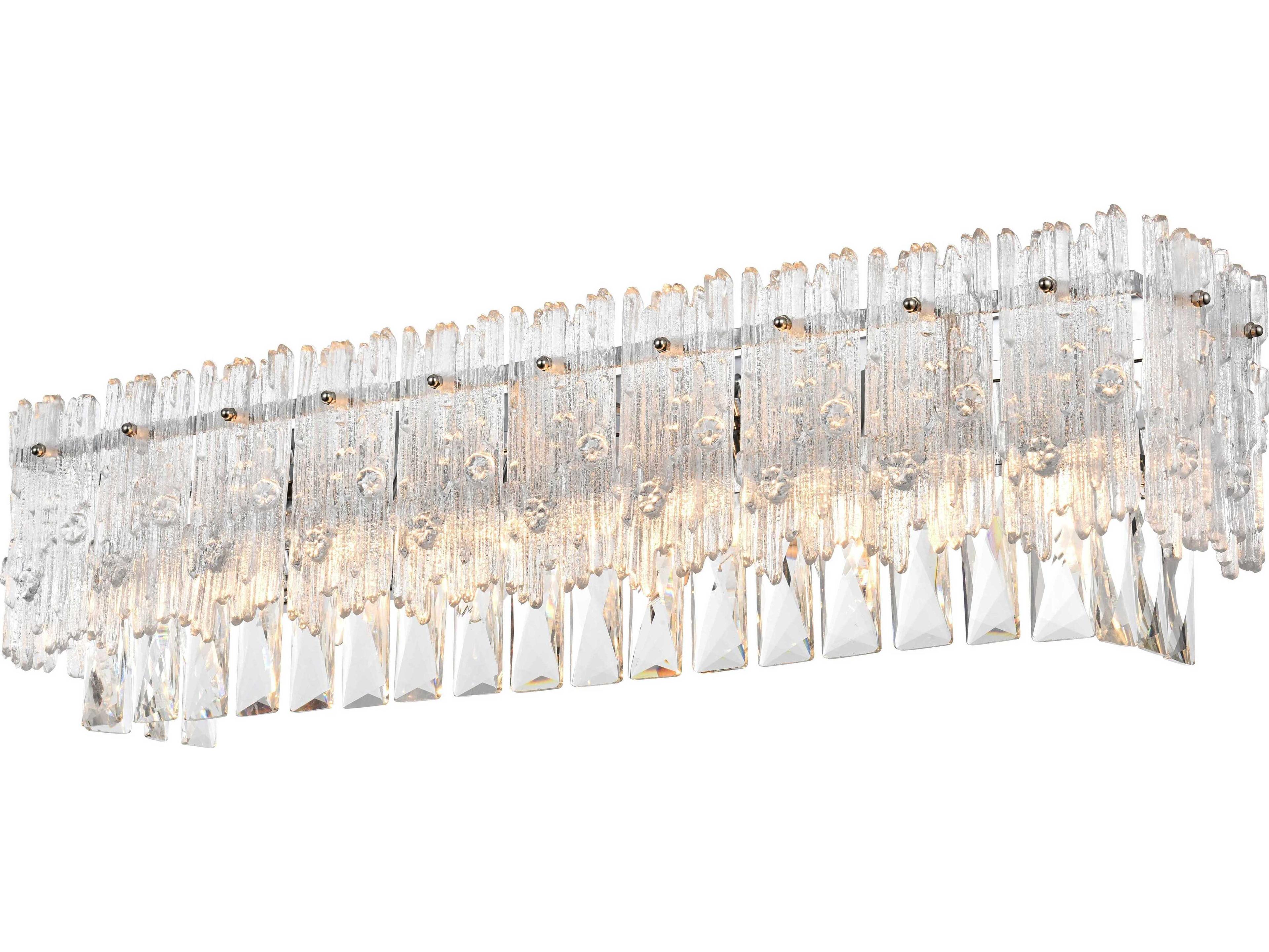 Elegant Lighting Emilia 6-Light Chrome Wall Sconce