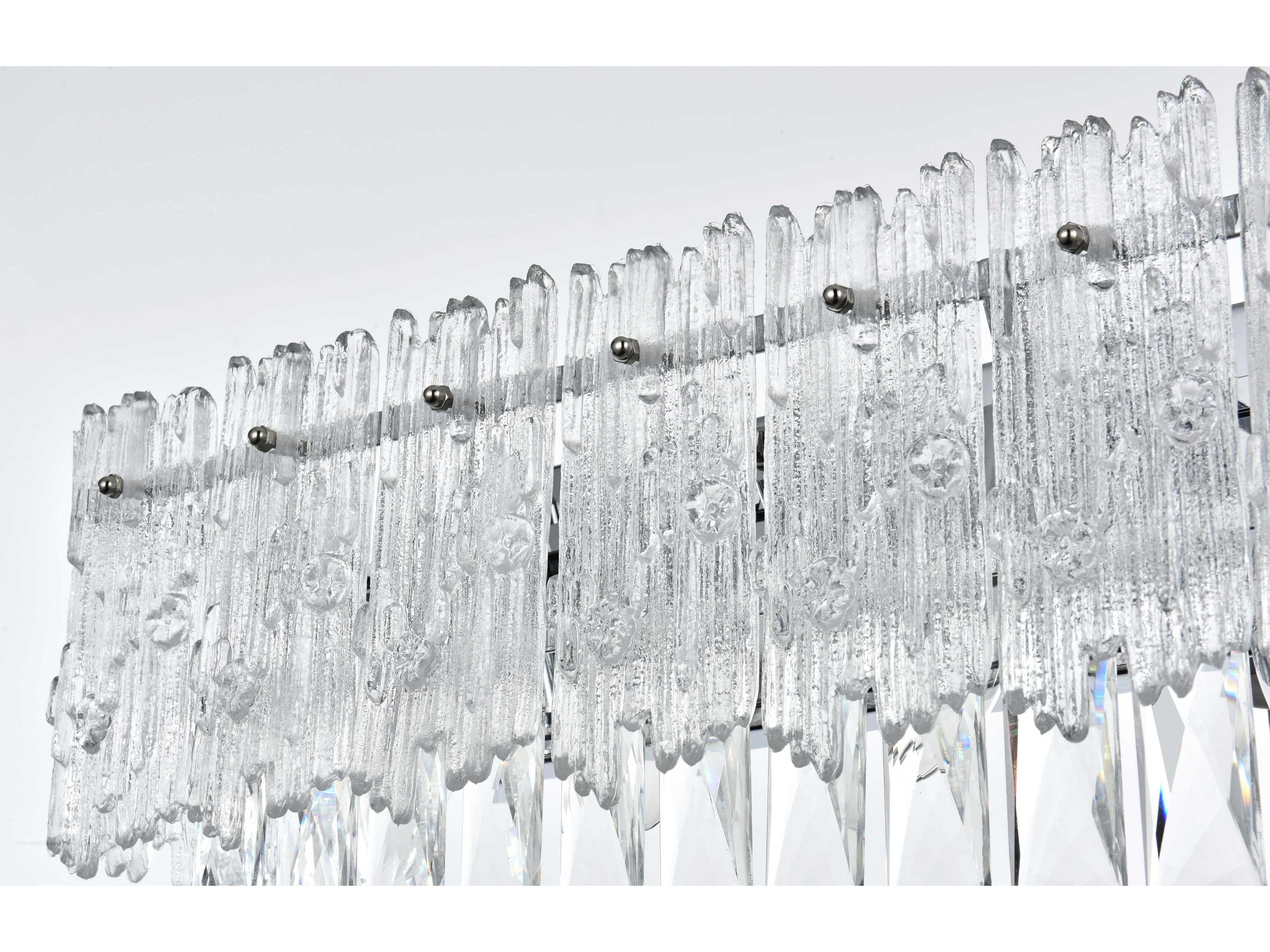 Elegant Lighting Emilia 6-Light Chrome Wall Sconce