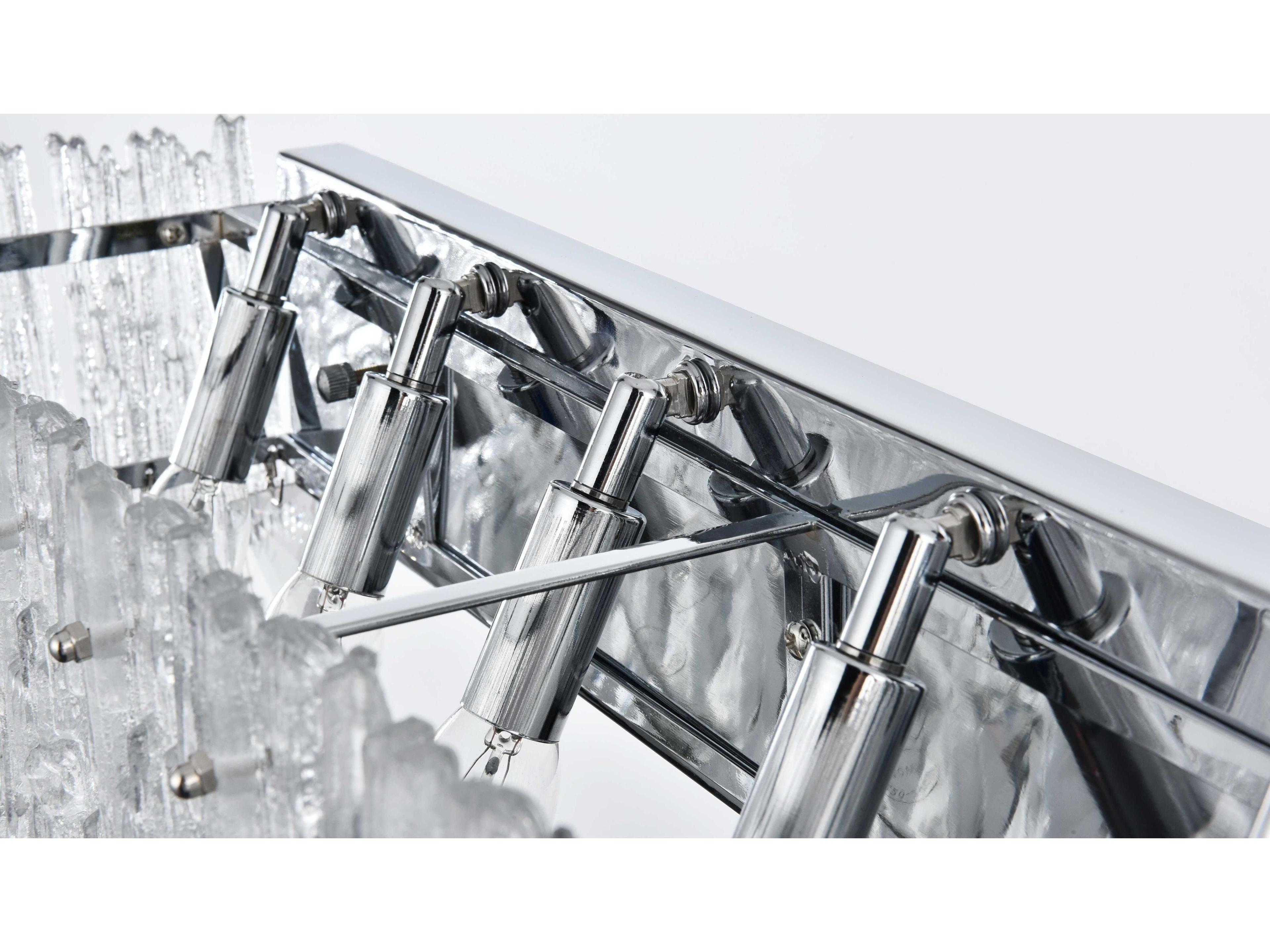 Elegant Lighting Emilia 6-Light Chrome Wall Sconce