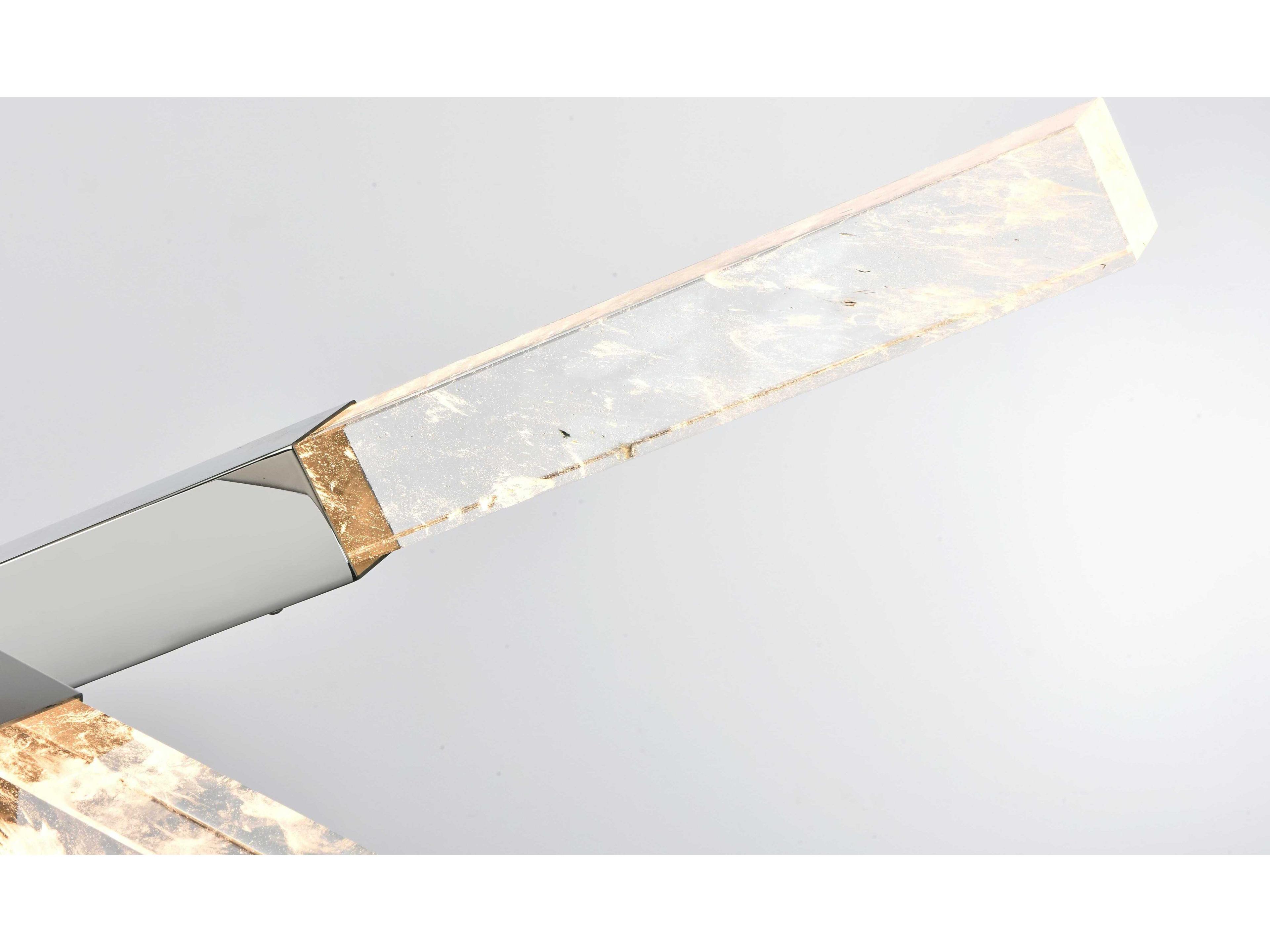 Elegant Lighting Ari 8-Light Chrome Linear Island Pendant