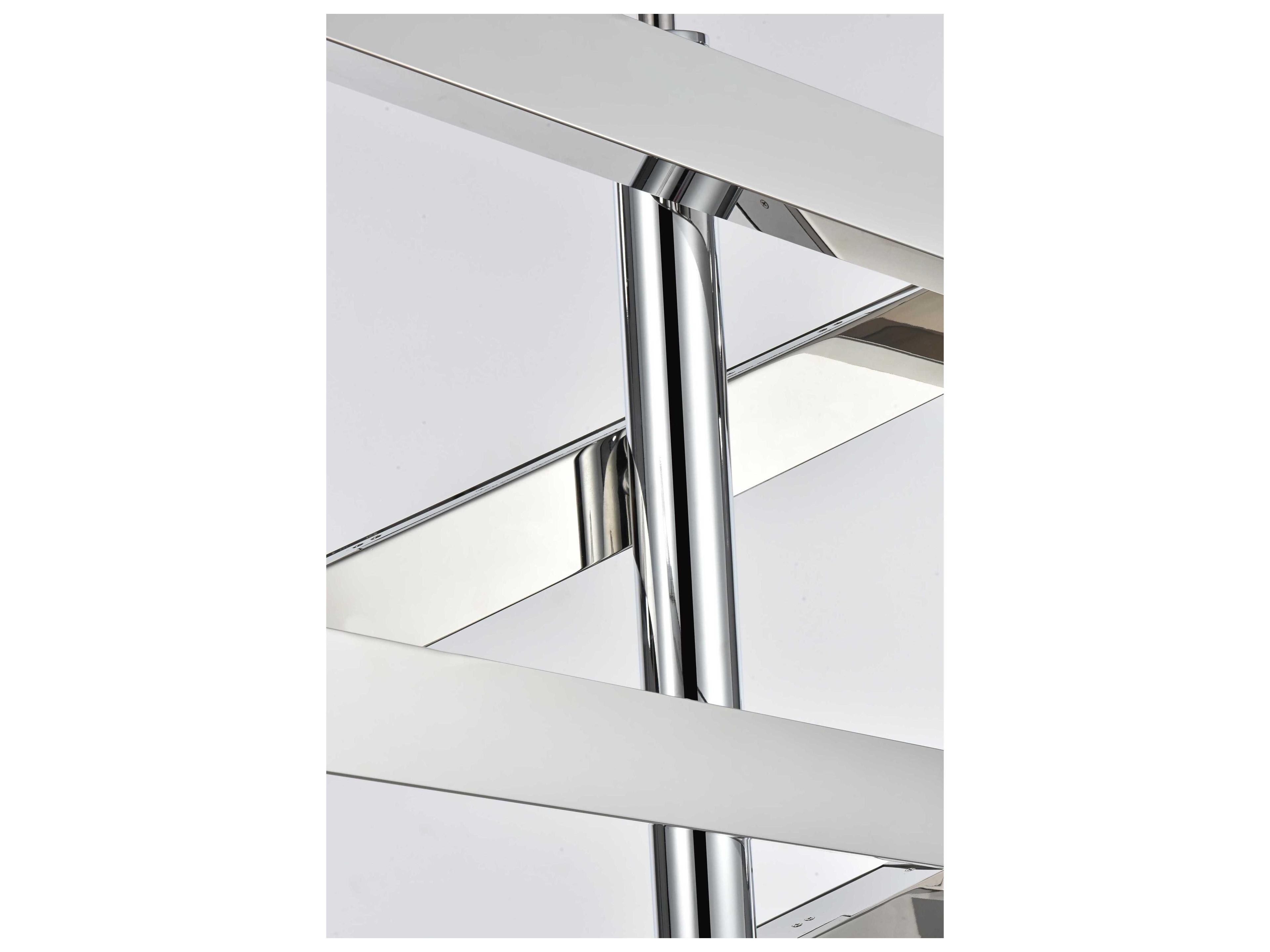 Elegant Lighting Ari 8-Light Chrome Linear Island Pendant
