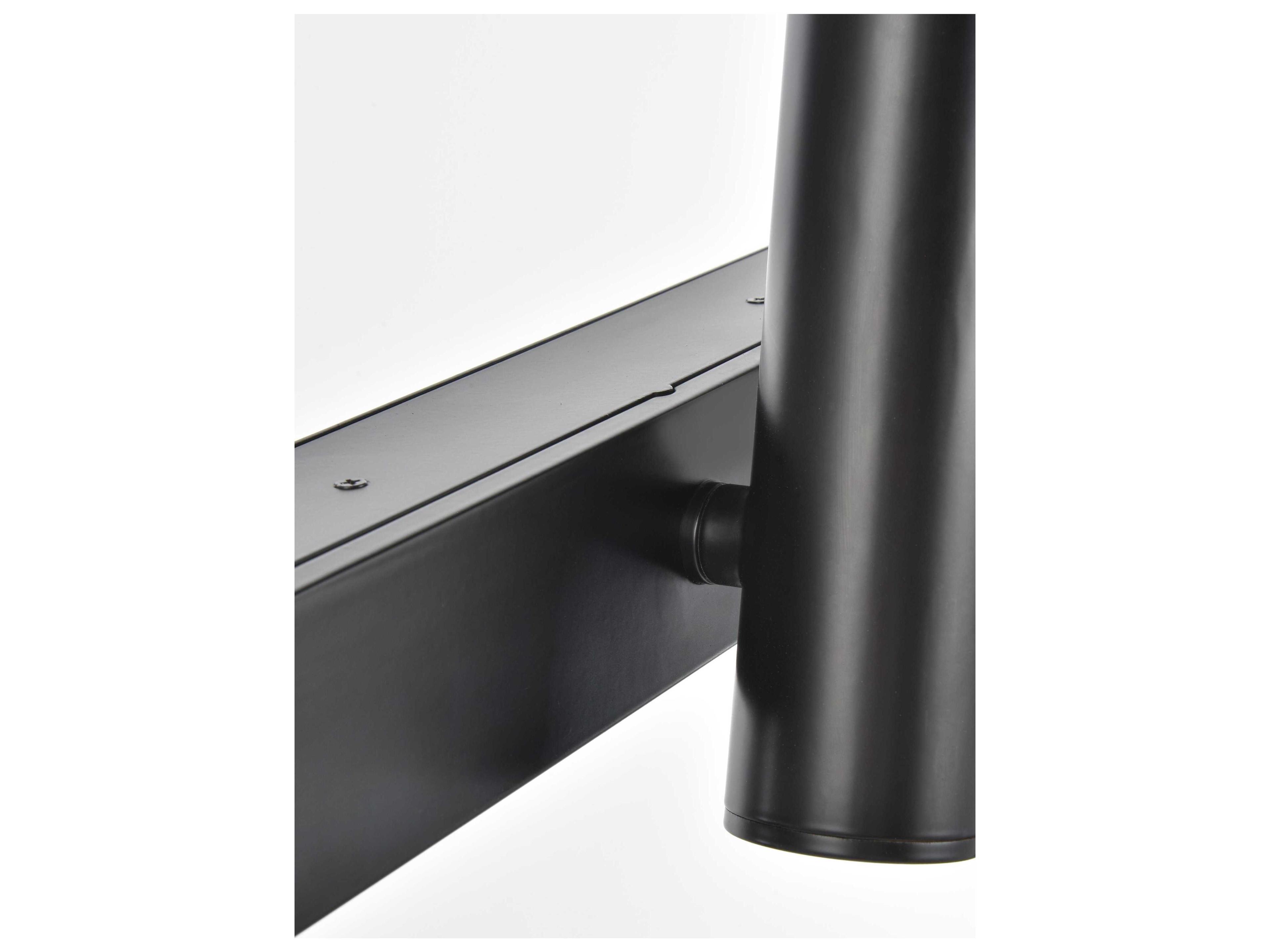 Elegant Lighting Ari 12-Light Black Linear Island Pendant