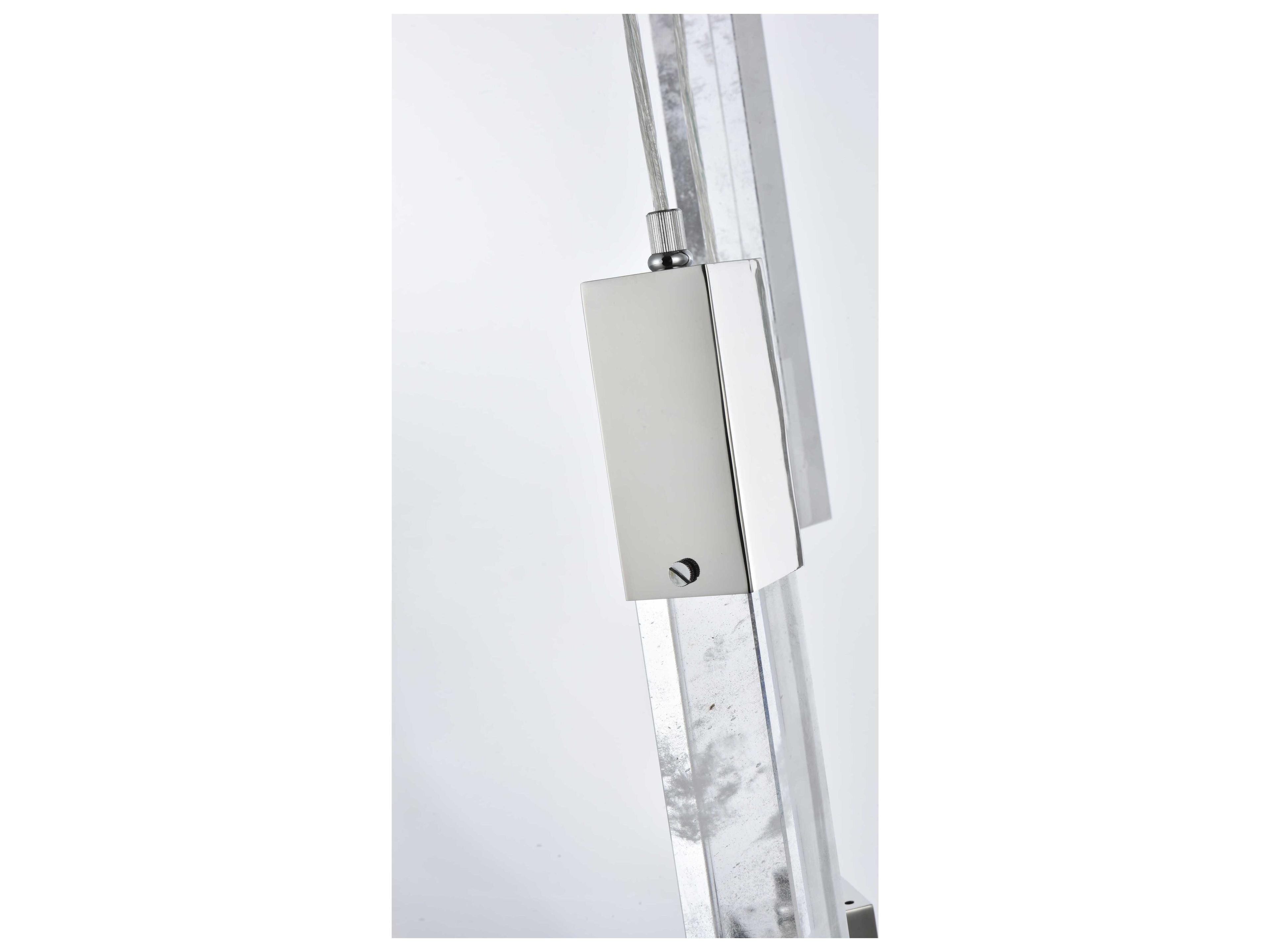 Elegant Lighting Aurora 5-Light Chrome Linear Pendant