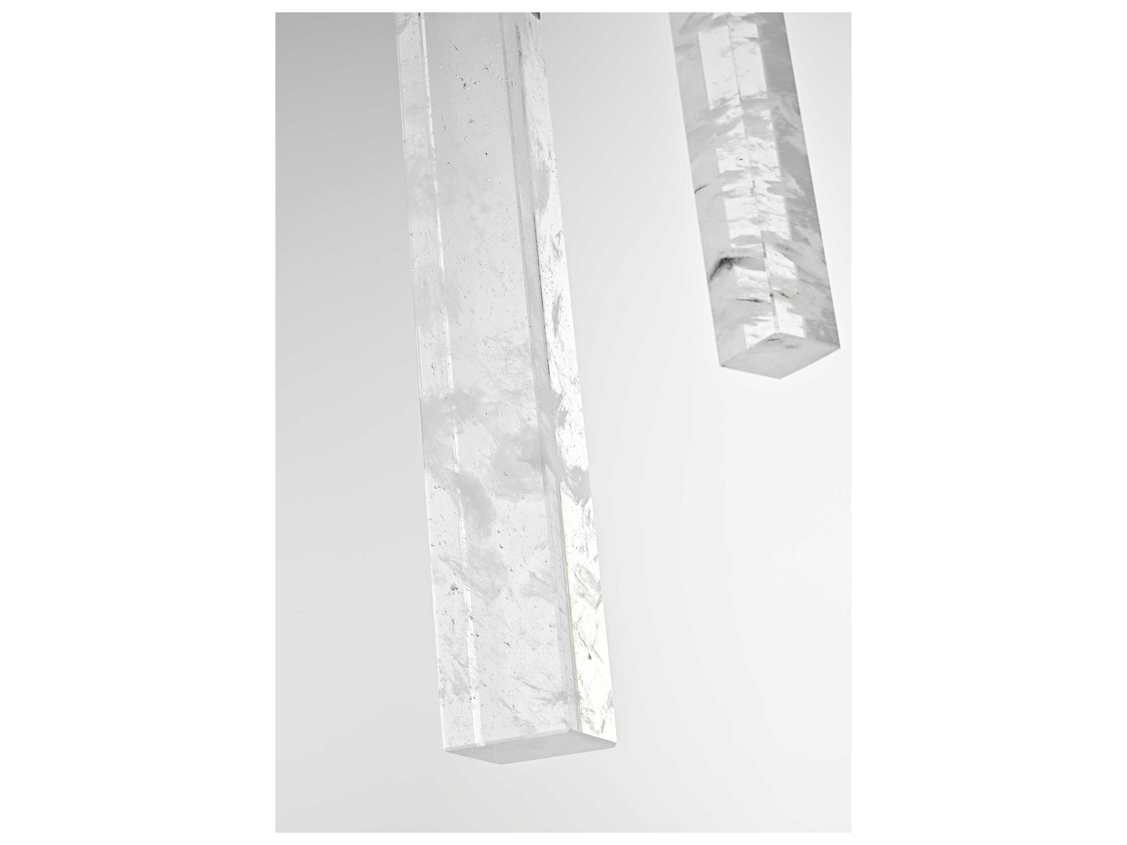 Elegant Lighting Aurora 16-Light Satin Gold Linear Pendant