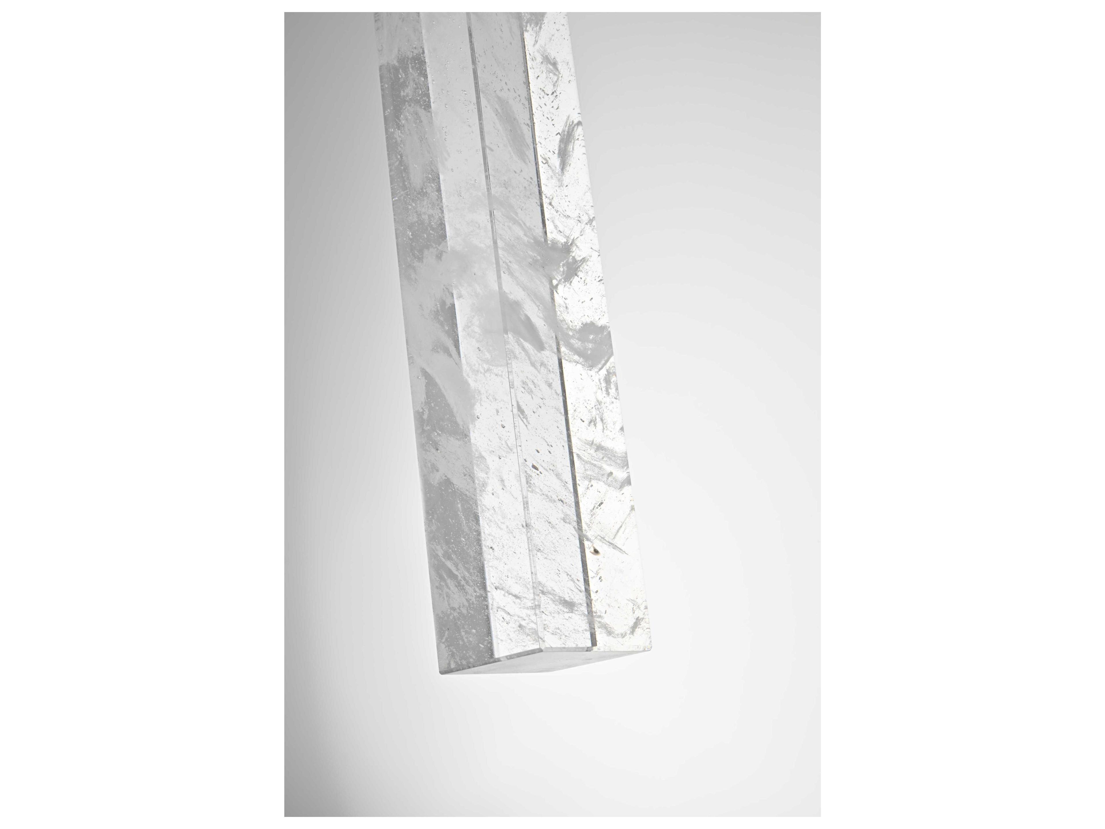 Elegant Lighting Aurora 3-Light Satin Gold Linear Pendant