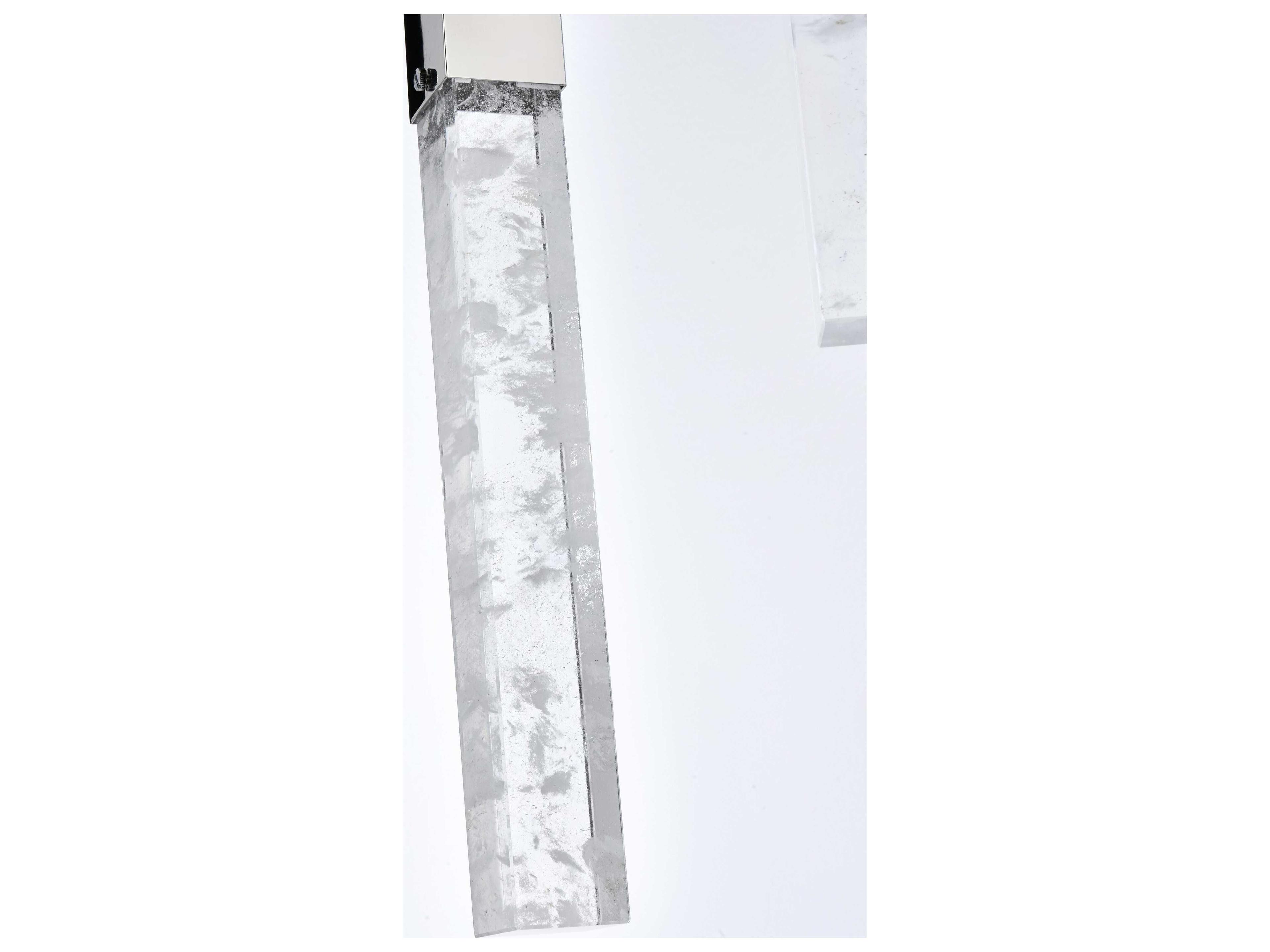 Elegant Lighting Aurora 5-Light Chrome Linear Pendant