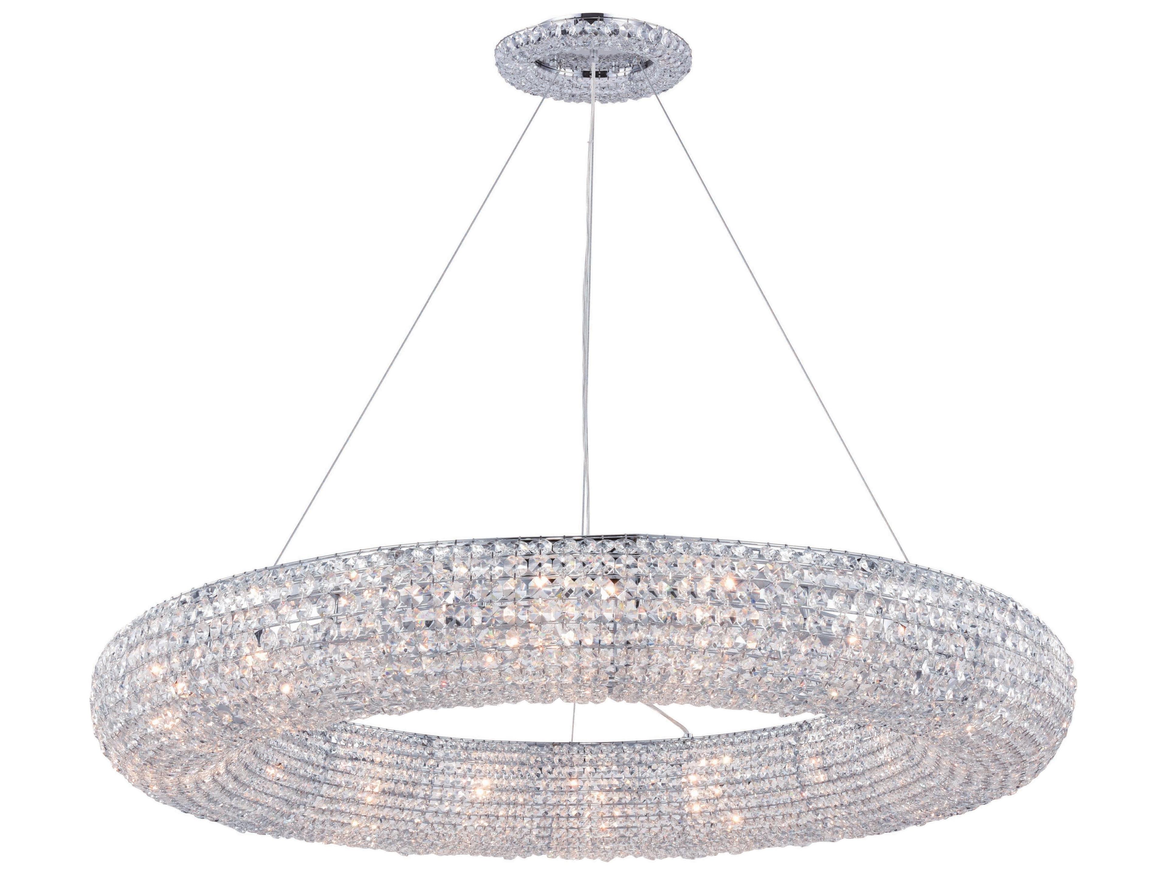 Paris Chandelier 18-Light Crystal Ring