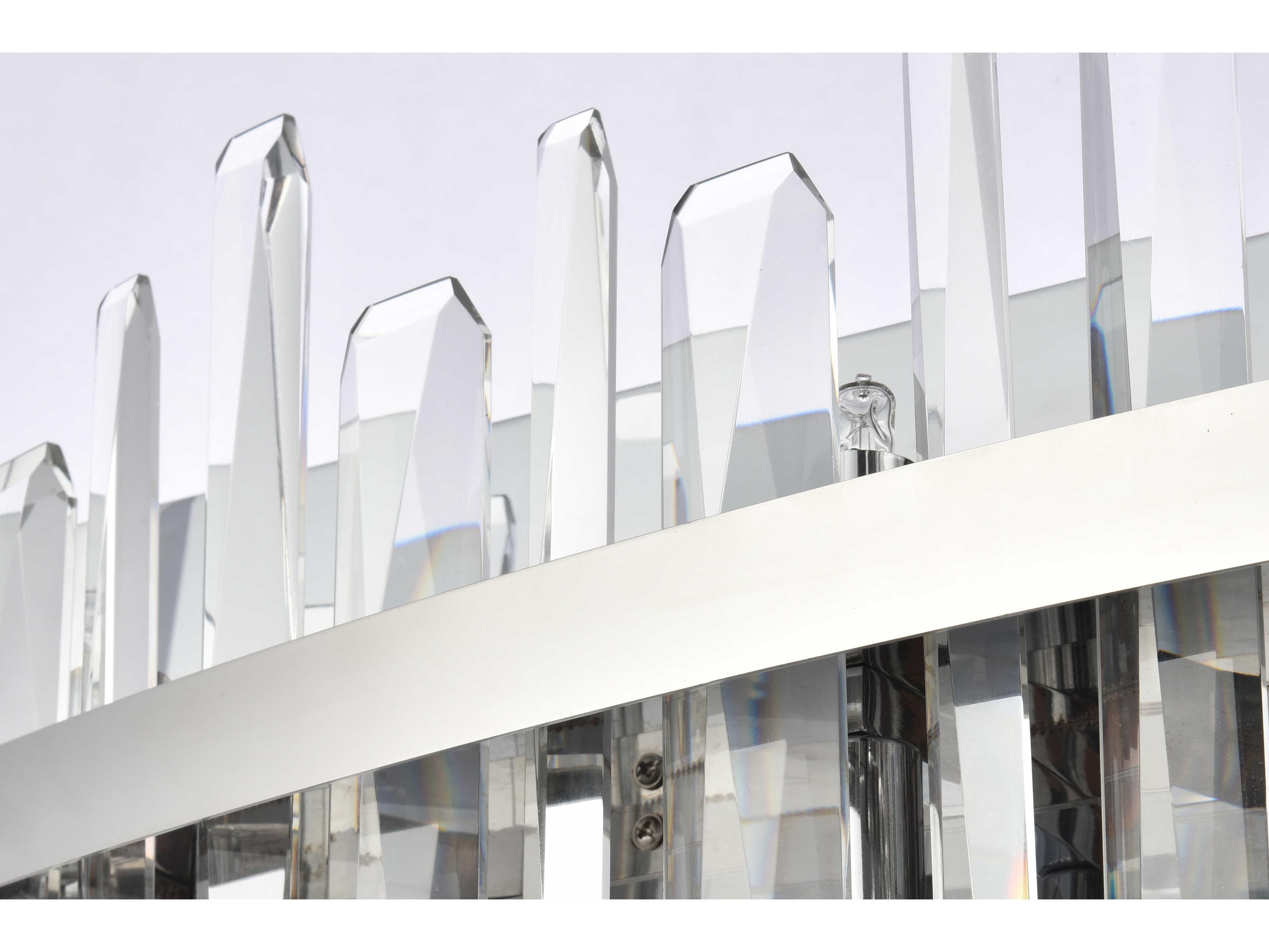 Elegant Lighting Serena 8-Light Chrome Crystal Vanity Light