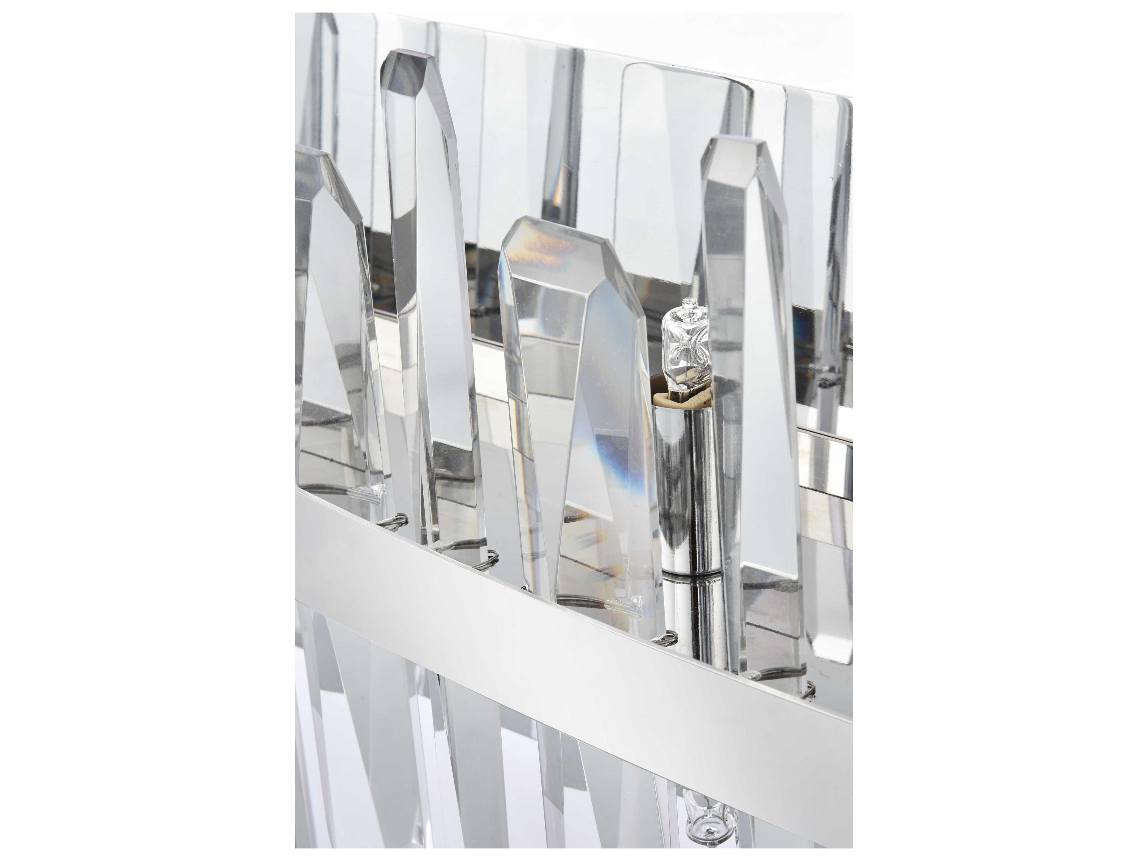 Elegant Lighting Serena 8-Light Chrome Crystal Vanity Light