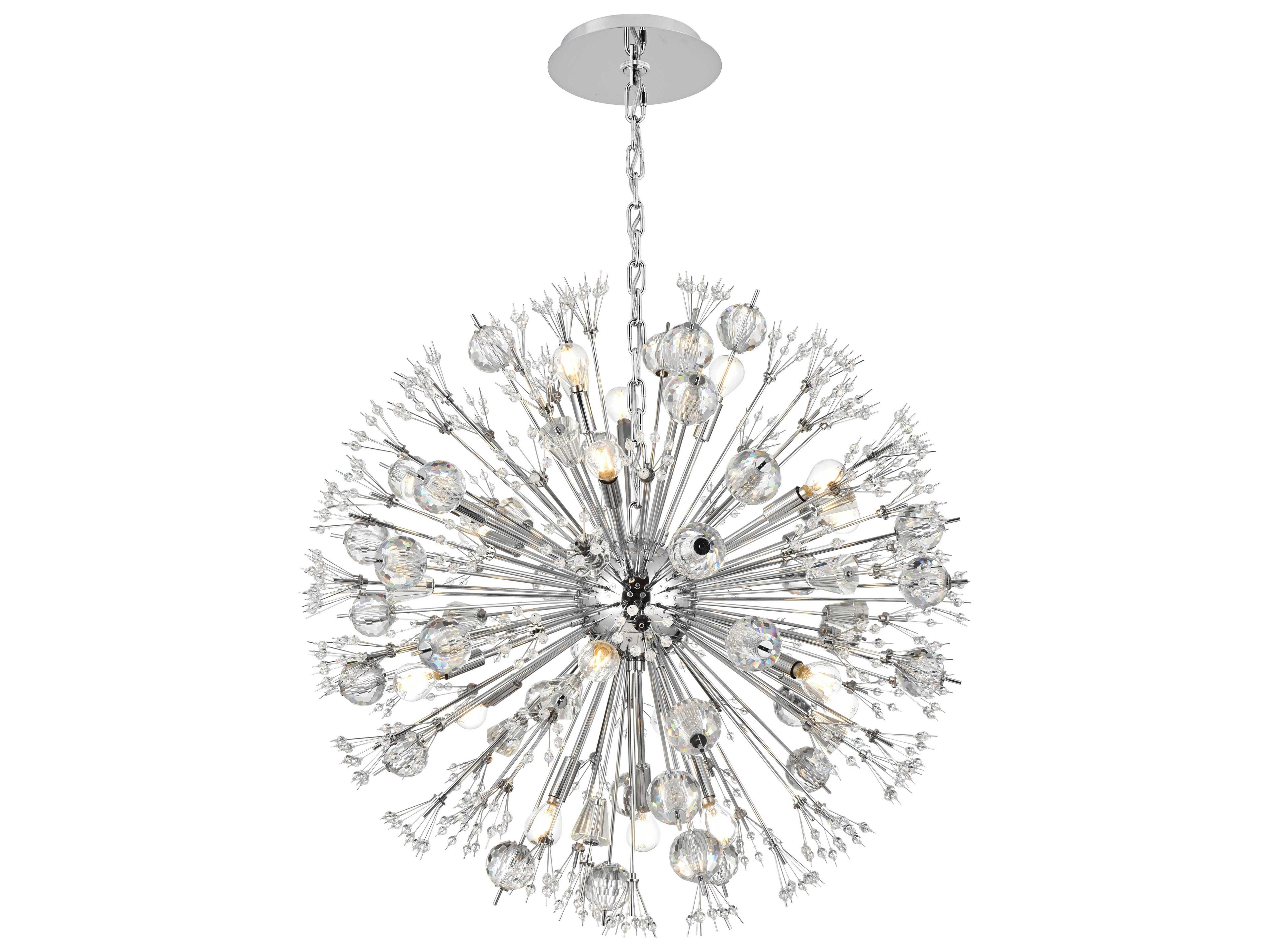Vera 18-Light Chrome Sputnik Pendant