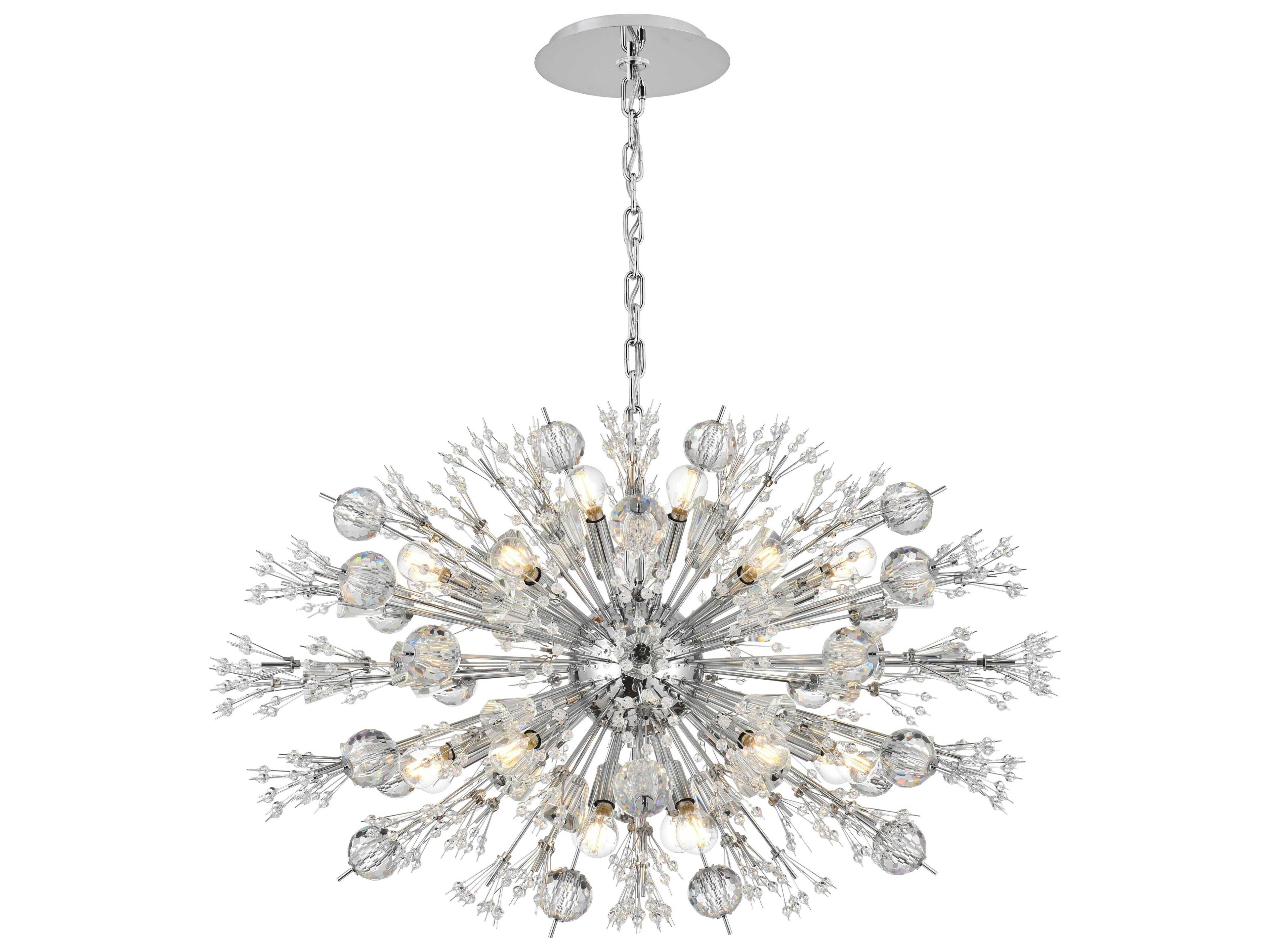 Vera 24-Light Chrome Sputnik Pendant