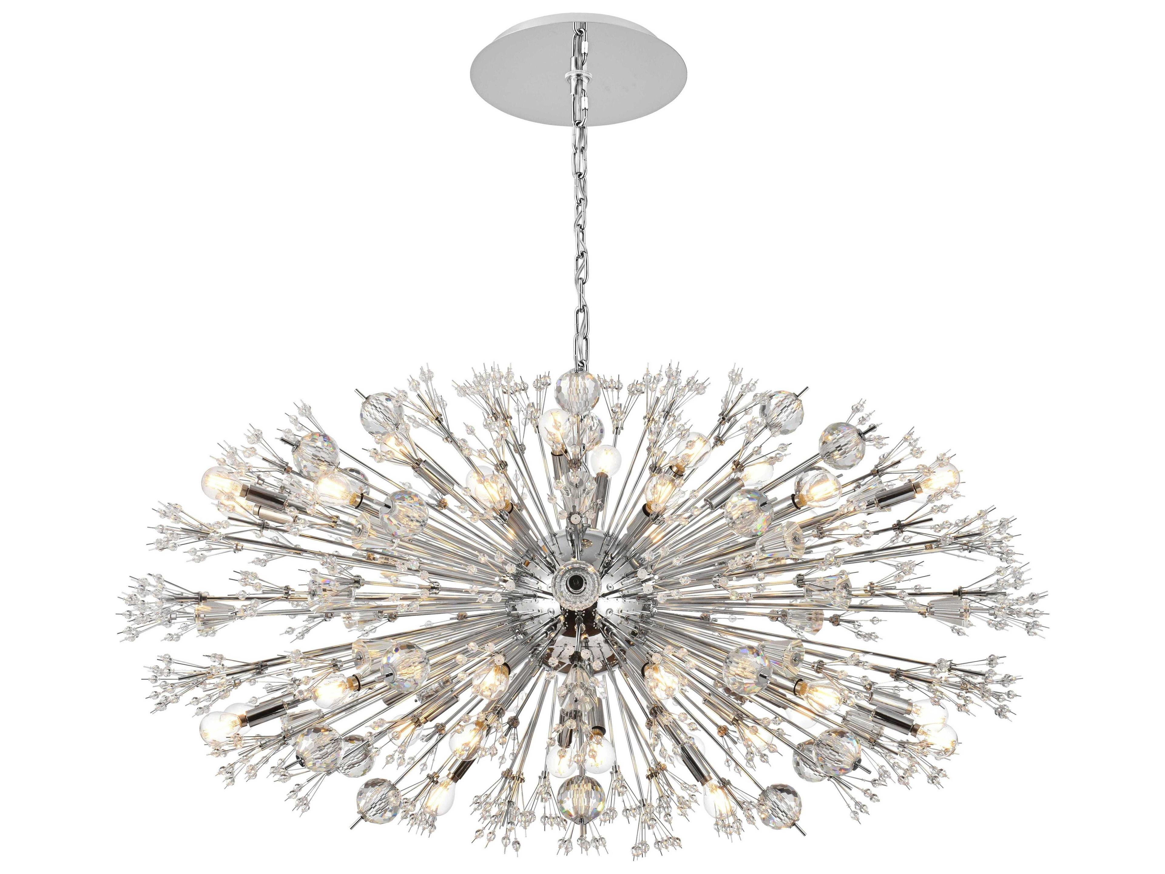 Vera 38-Light Chrome Sputnik Pendant
