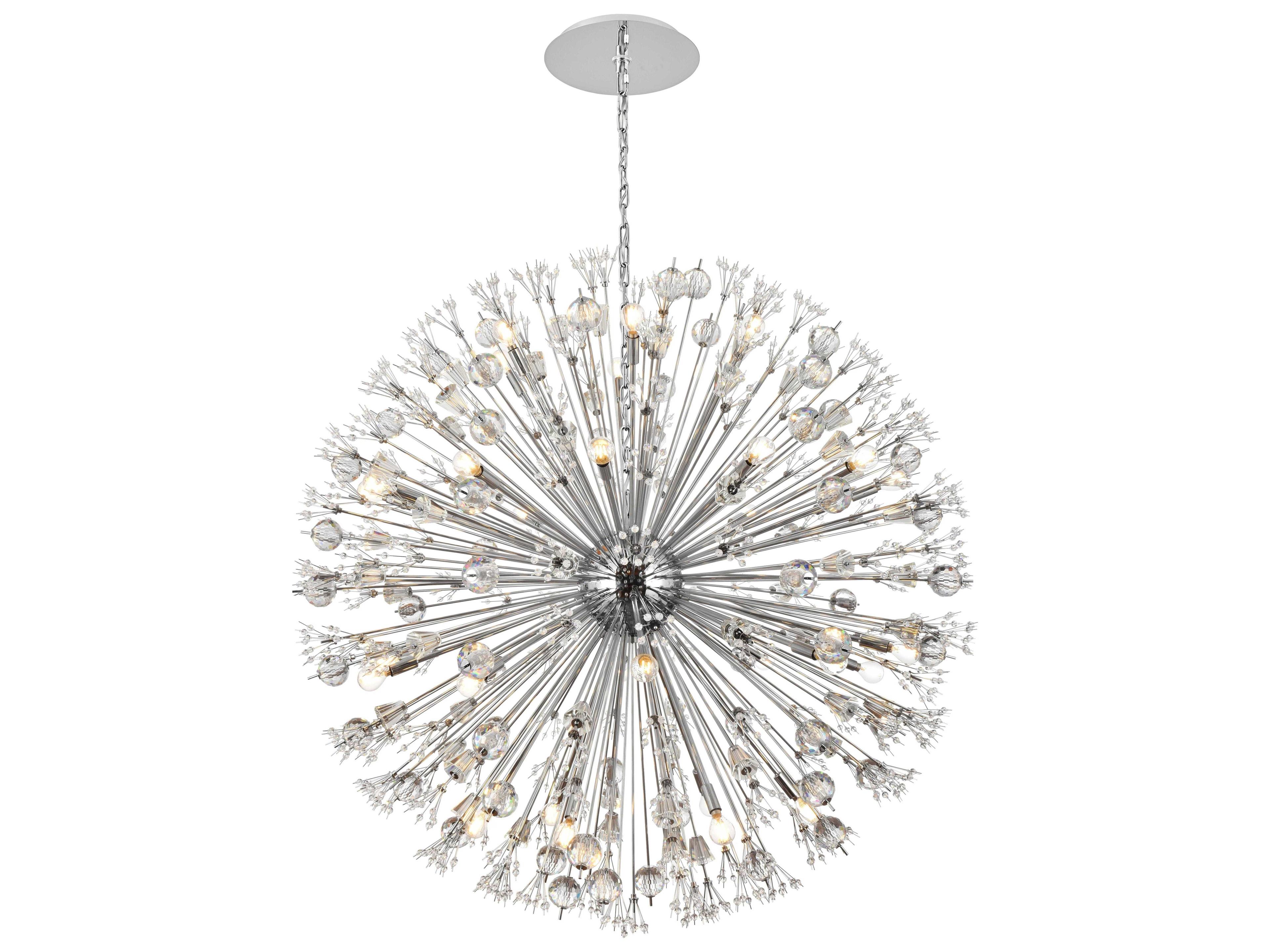 Vera 34-Light Chrome Sputnik Pendant