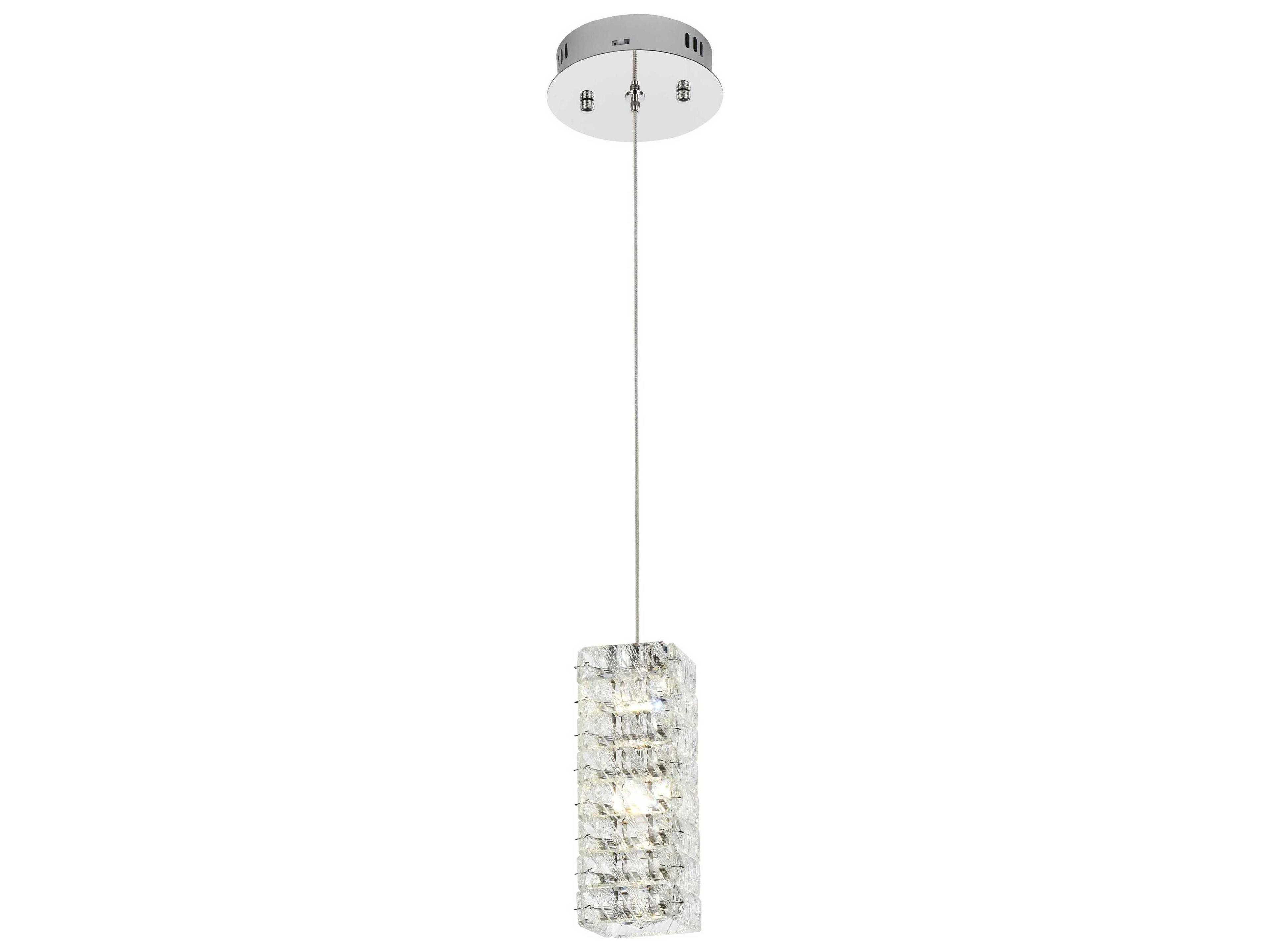 Aston 1-Light Chrome Mini Pendant