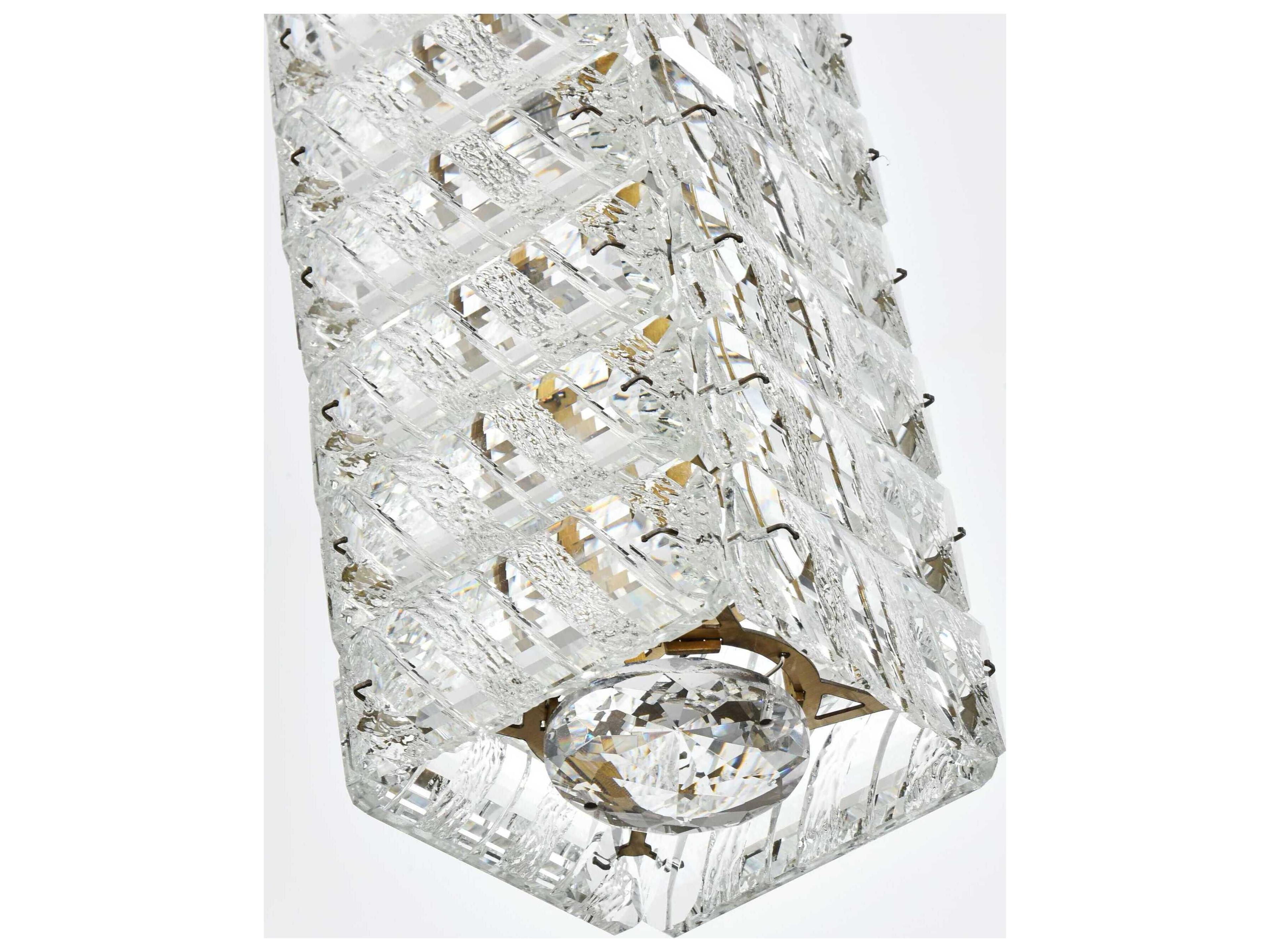 Elegant Lighting Aston 3-Light Satin Gold Pendant