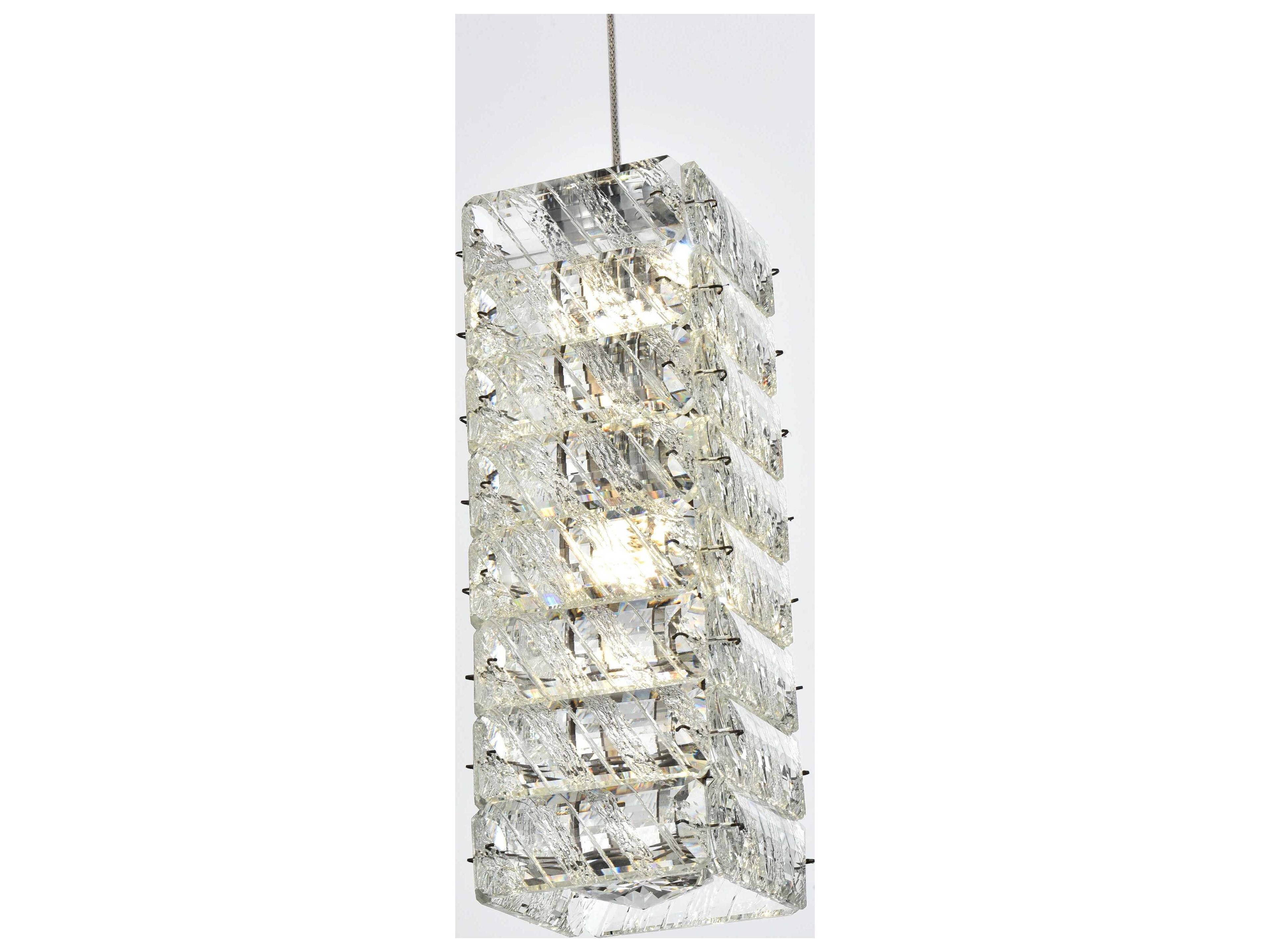 Elegant Lighting Aston 5-Light Chrome Pendant