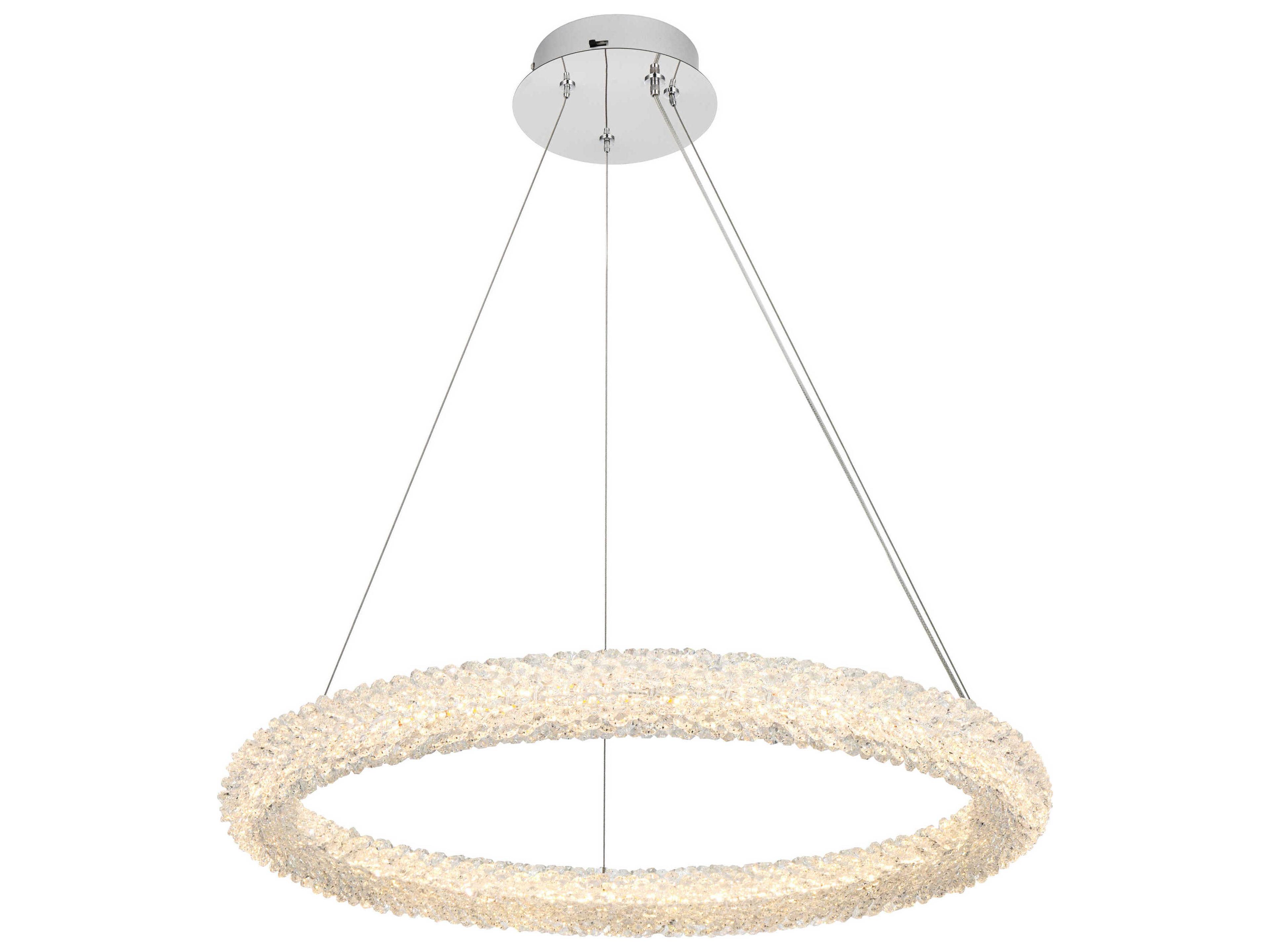 Bowen 1-Light Chrome Round Pendant