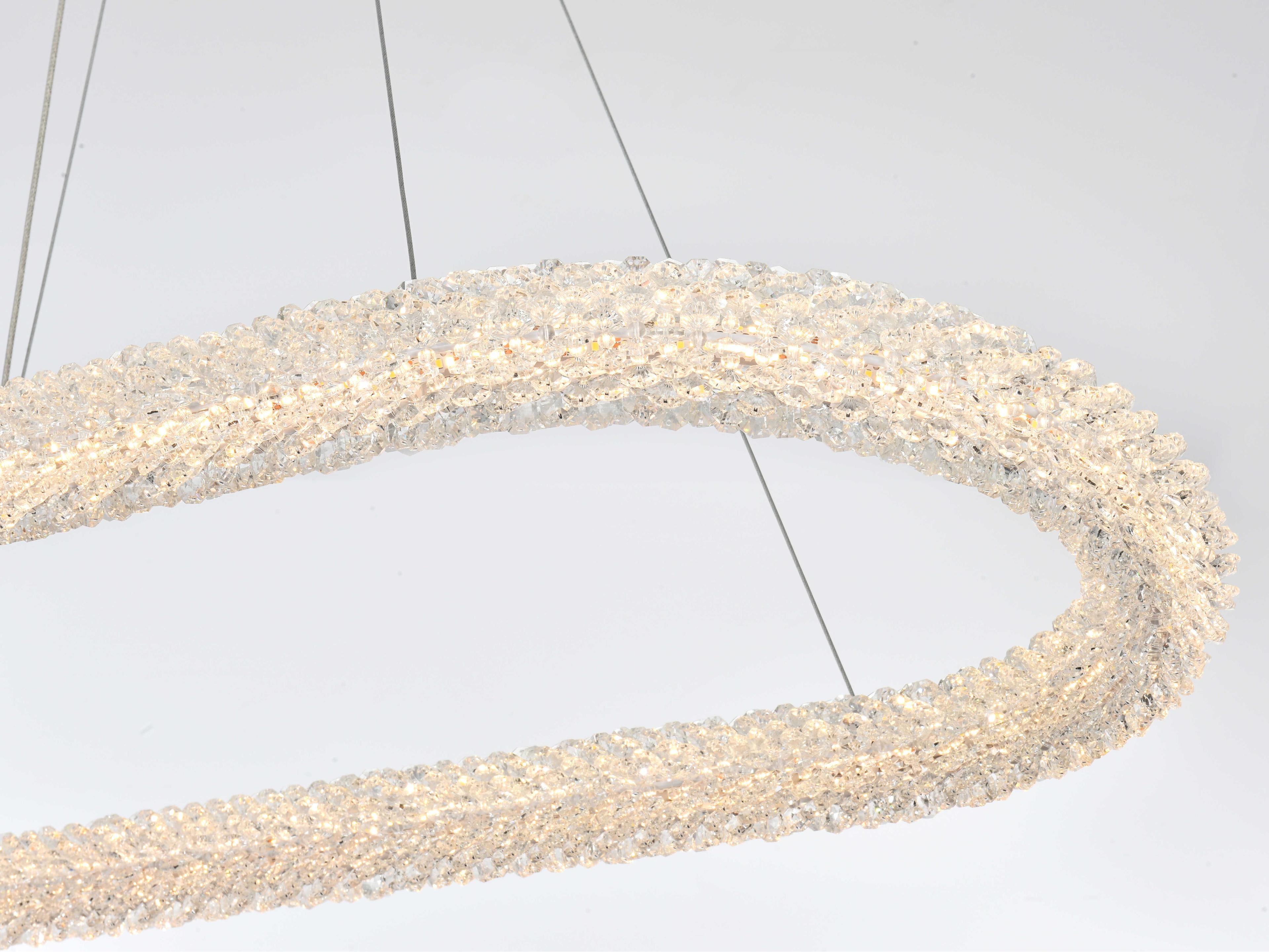 Elegant Lighting Bowen 1-Light Satin Gold Linear Island Pendant