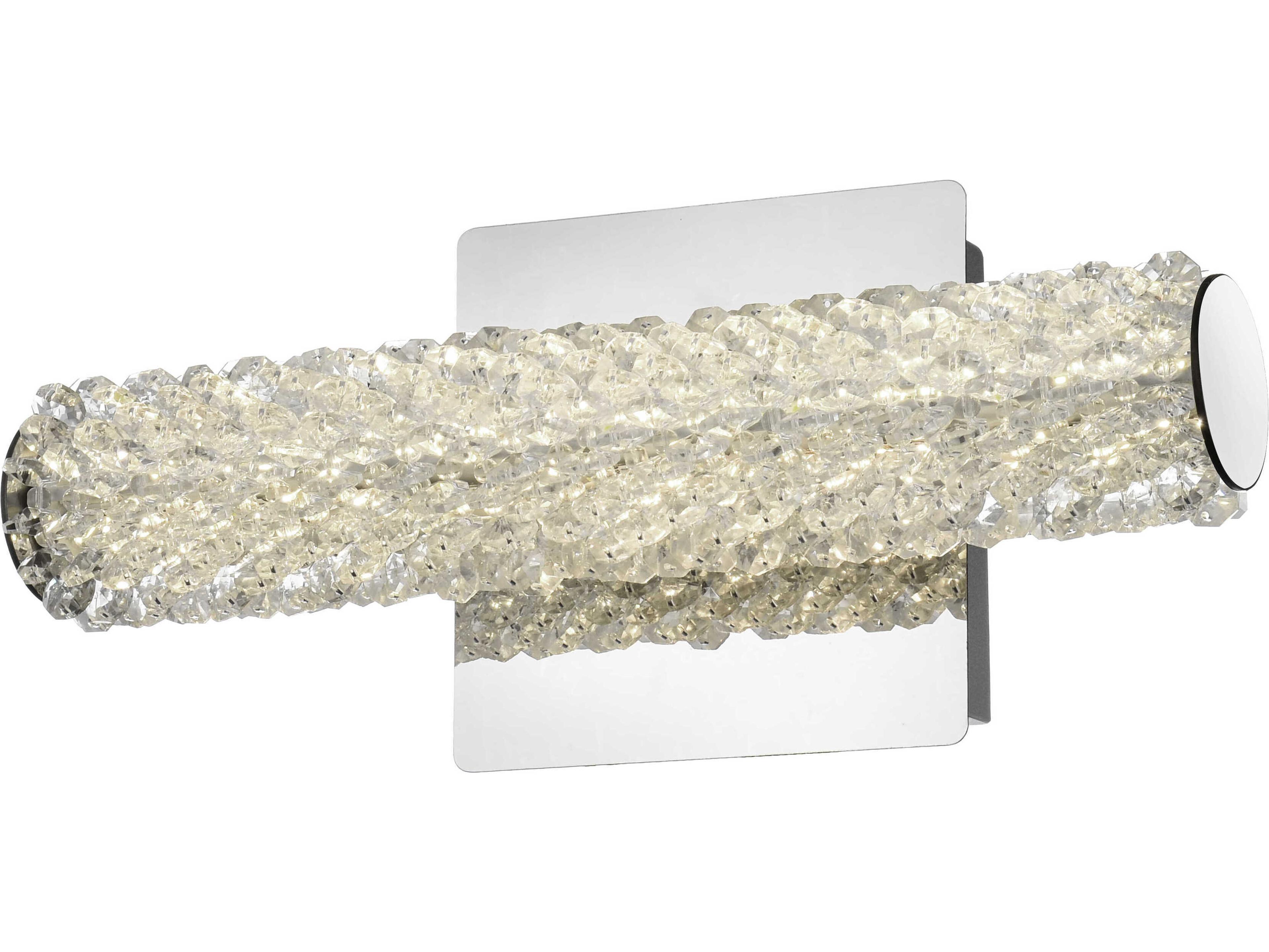 Elegant Lighting Bowen 1-Light Chrome Wall Sconce