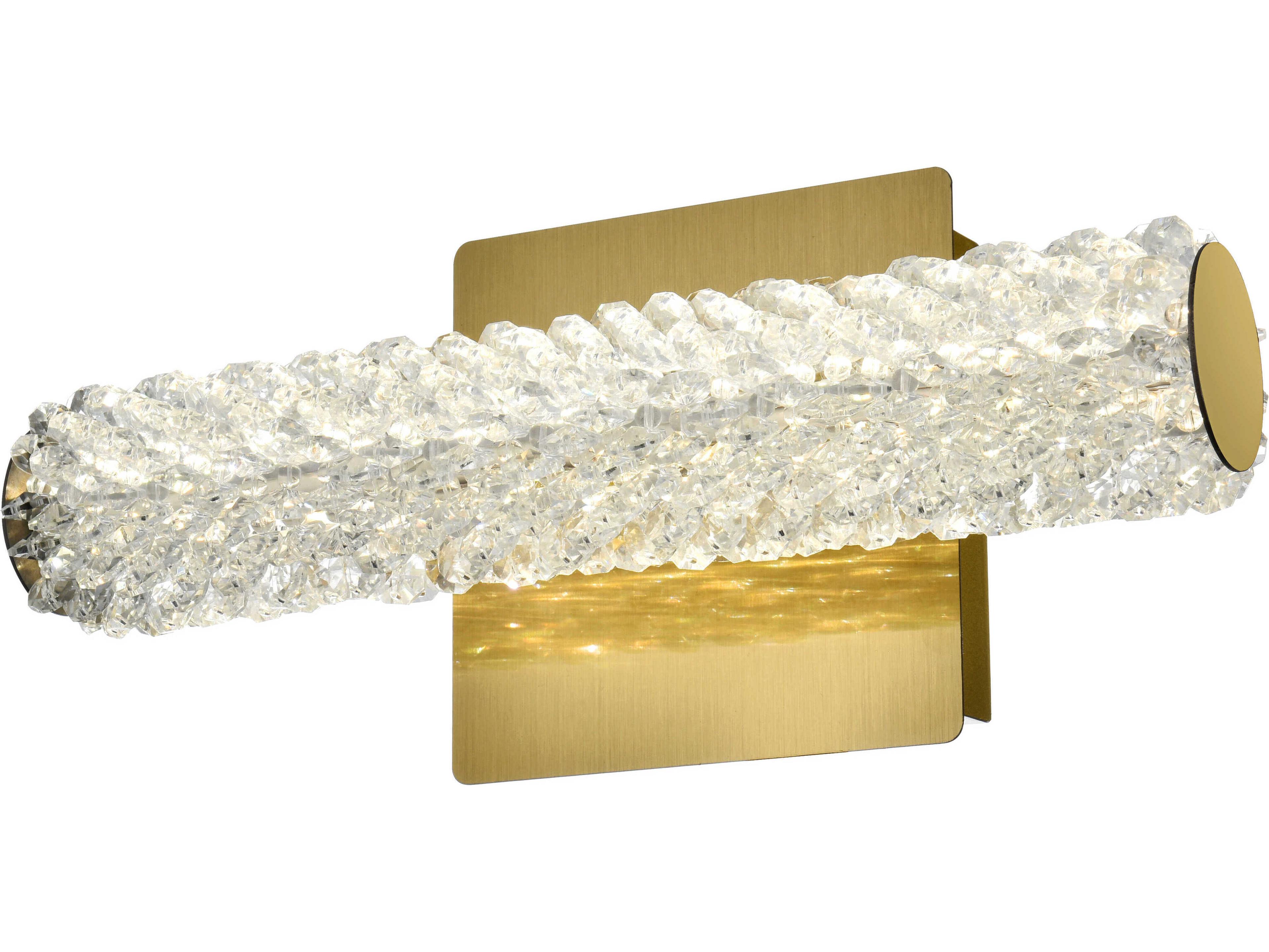 Elegant Lighting Bowen 1-Light Satin Gold Wall Sconce