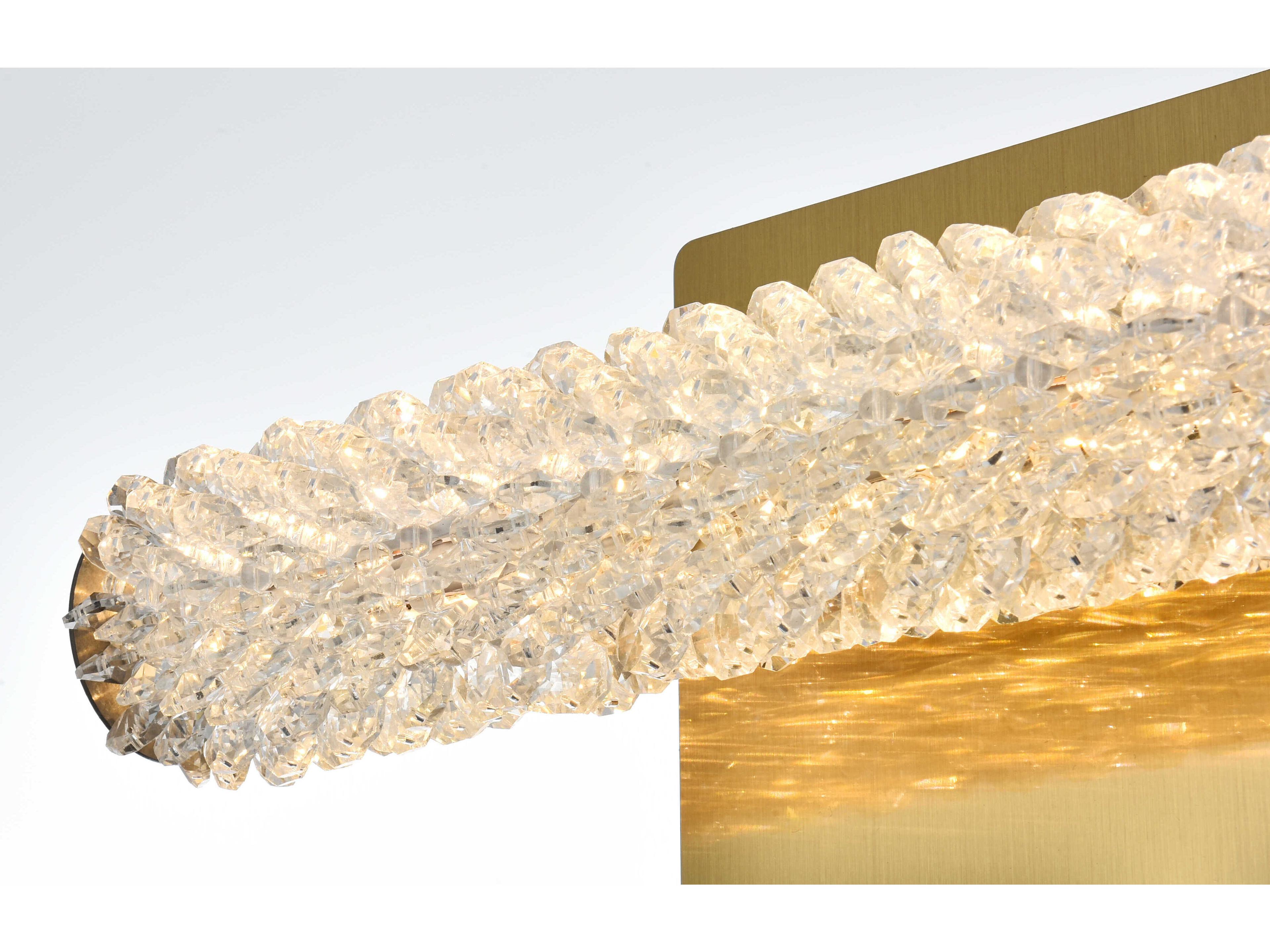 Elegant Lighting Bowen 1-Light Satin Gold Wall Sconce