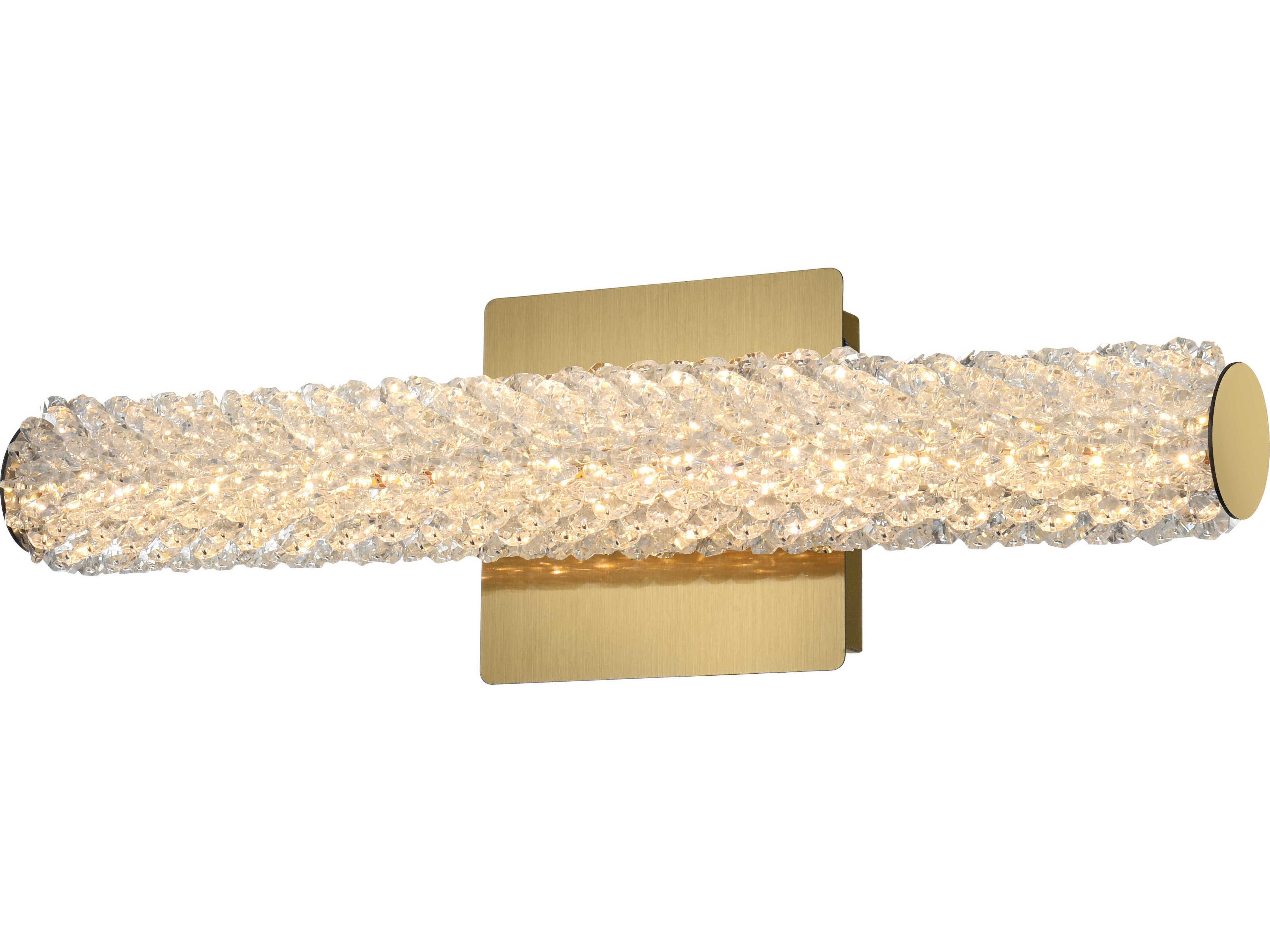 Elegant Lighting Bowen 1-Light Satin Gold Wall Sconce