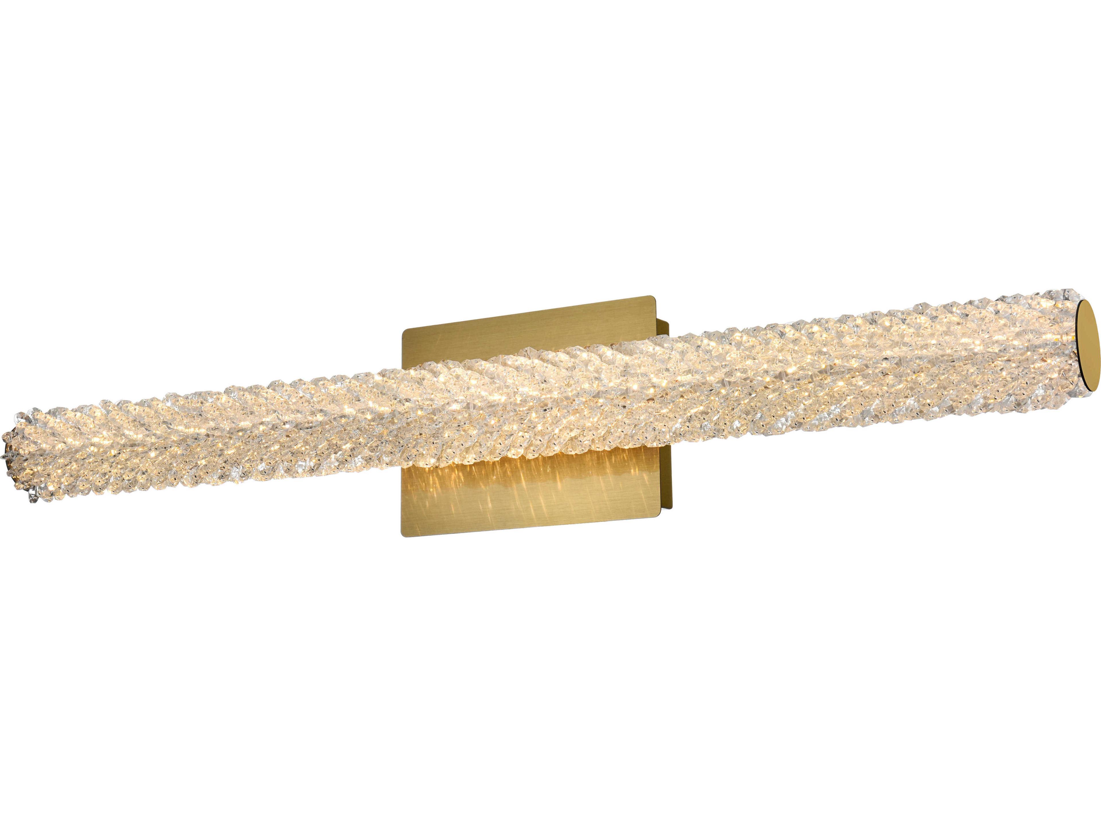 Elegant Lighting Bowen 1-Light Satin Gold Wall Sconce