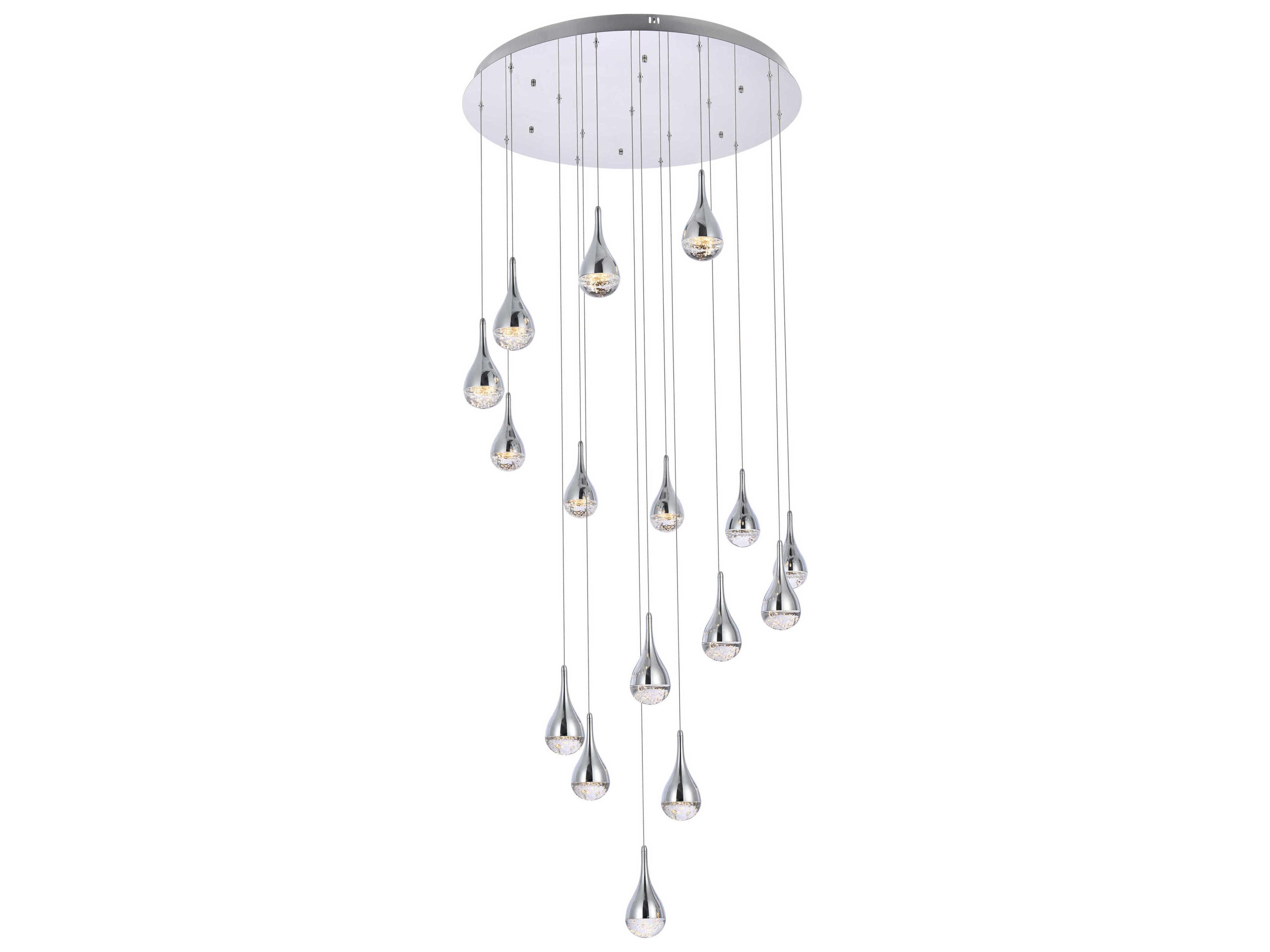 Amherst 16-Light Chrome Pendant